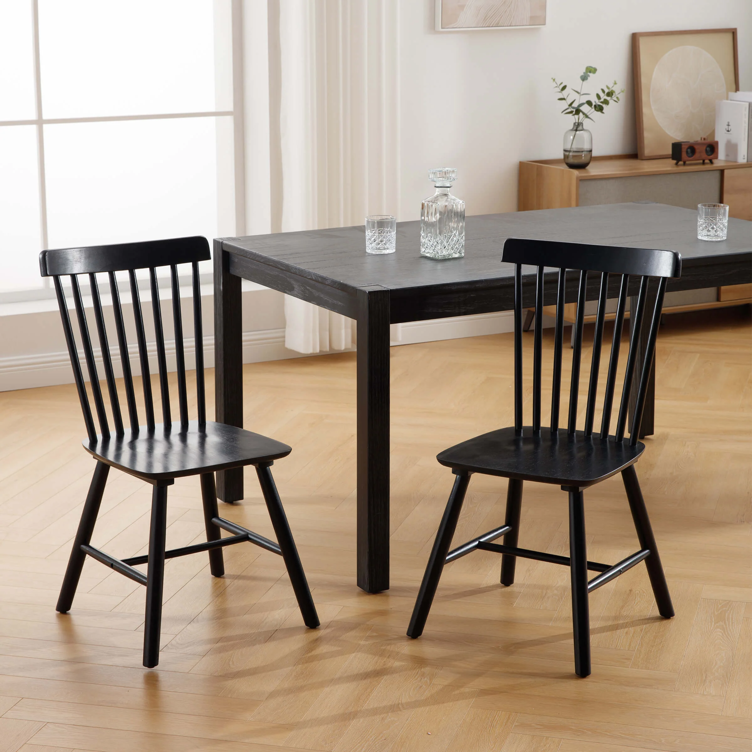 Wooden Windsor Dining Chairs - DC03DC - Image 16