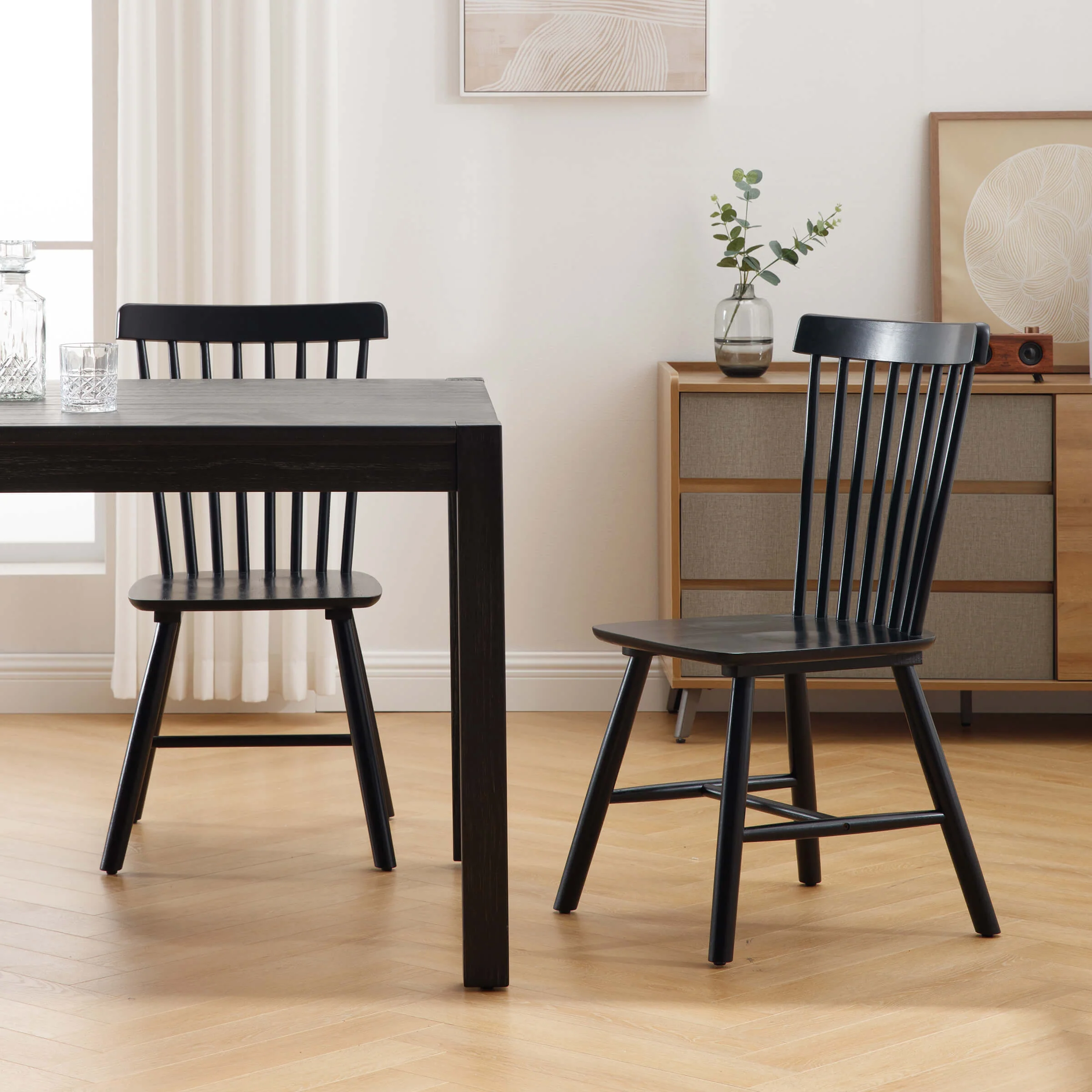 Wooden Windsor Dining Chairs - DC03DC - Image 17