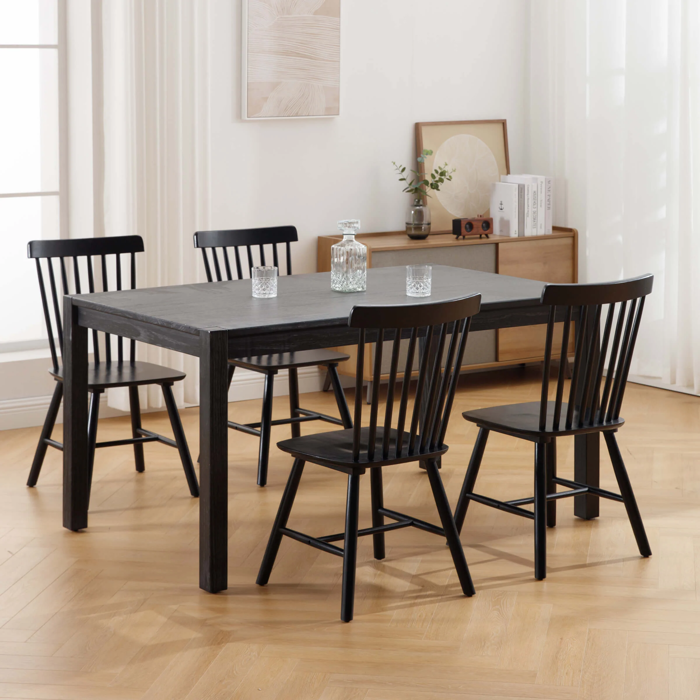 Wooden Windsor Dining Chairs - DC03DC - Image 18