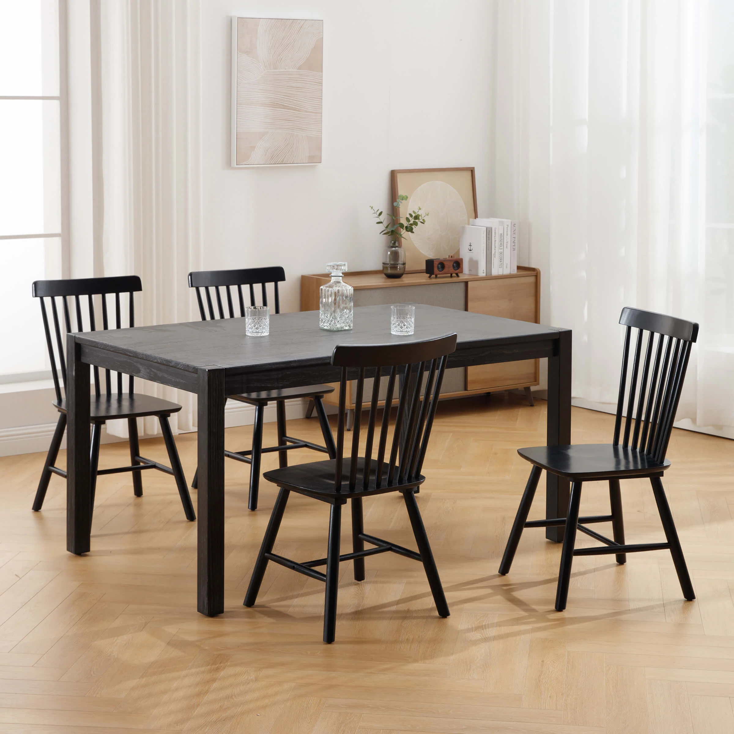 Wooden Windsor Dining Chairs - DC03DC - Image 19