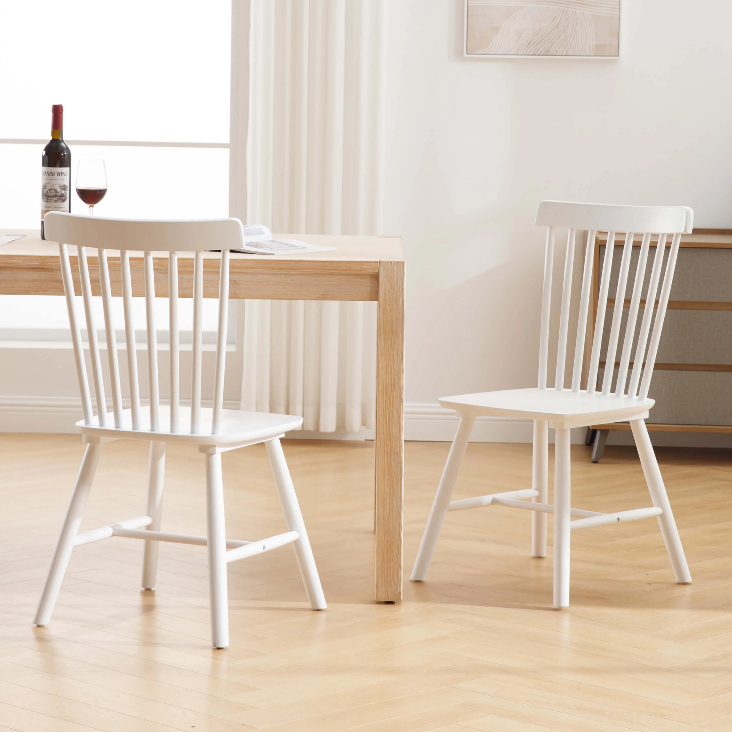 Wooden Windsor Dining Chairs - DC03DC - Image 23