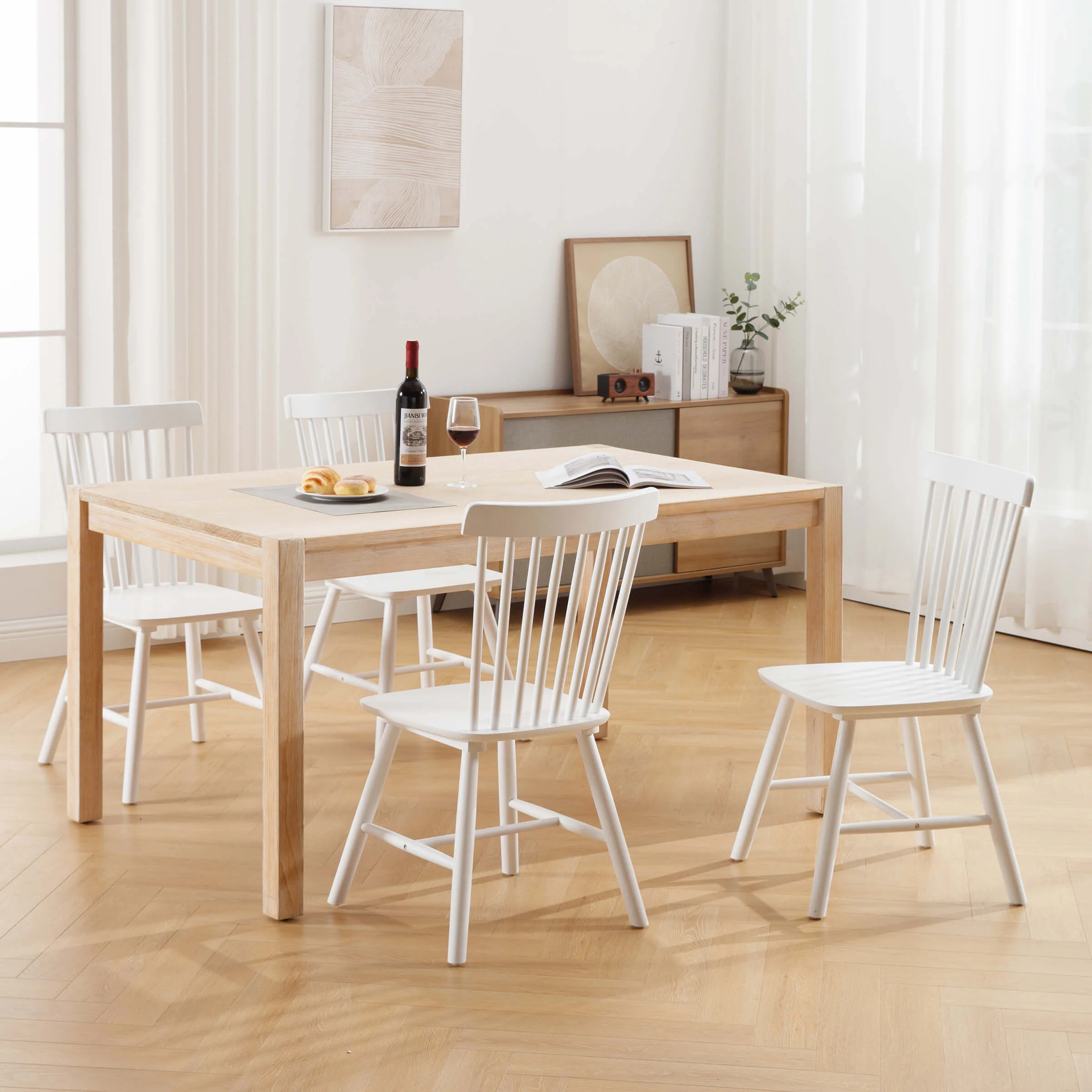 Wooden Windsor Dining Chairs - DC03DC - Image 25