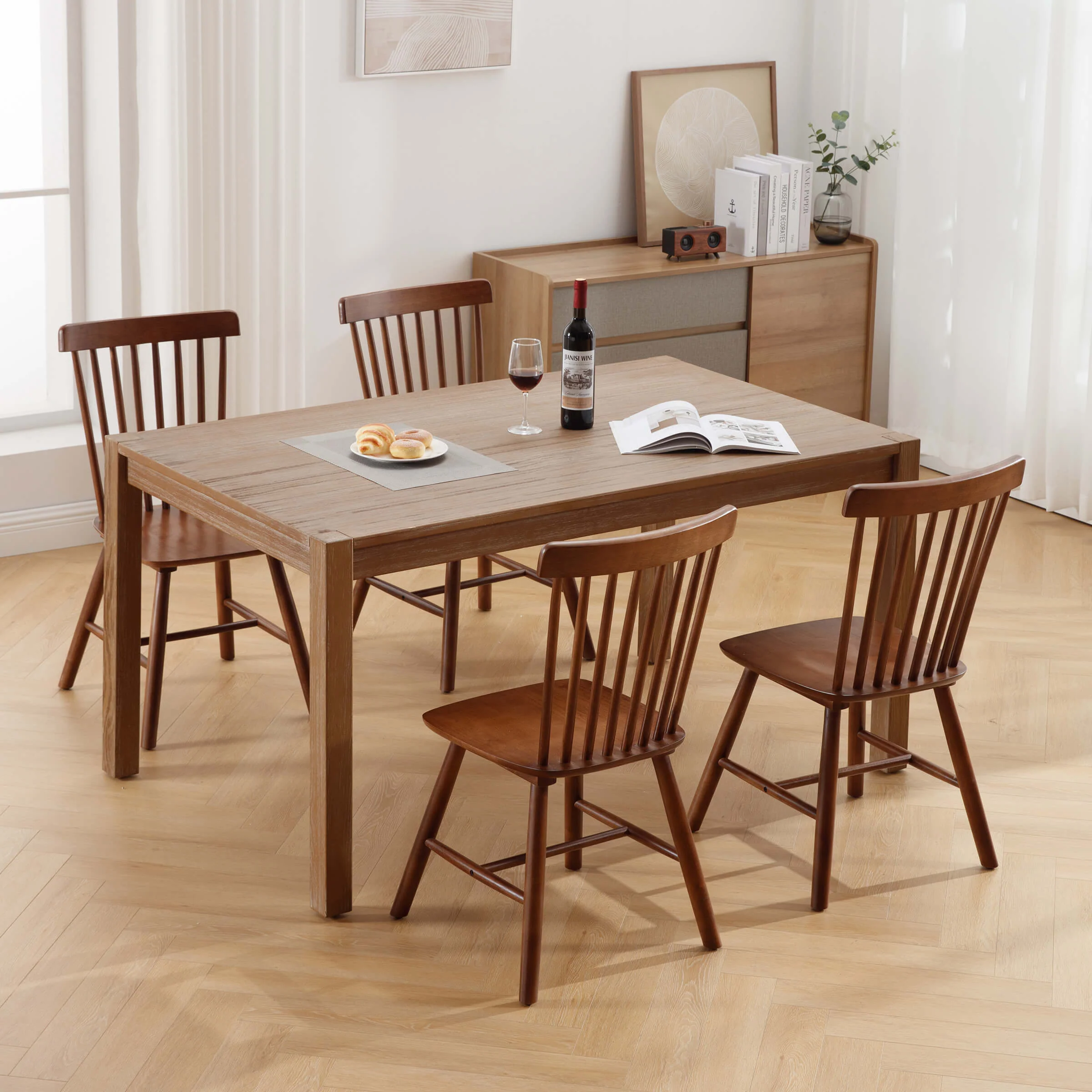 Wooden Windsor Dining Chairs - DC03DC - Image 3