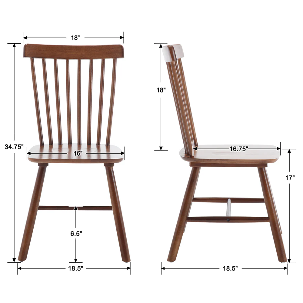 Wooden Windsor Dining Chairs - DC03DC - Image 8