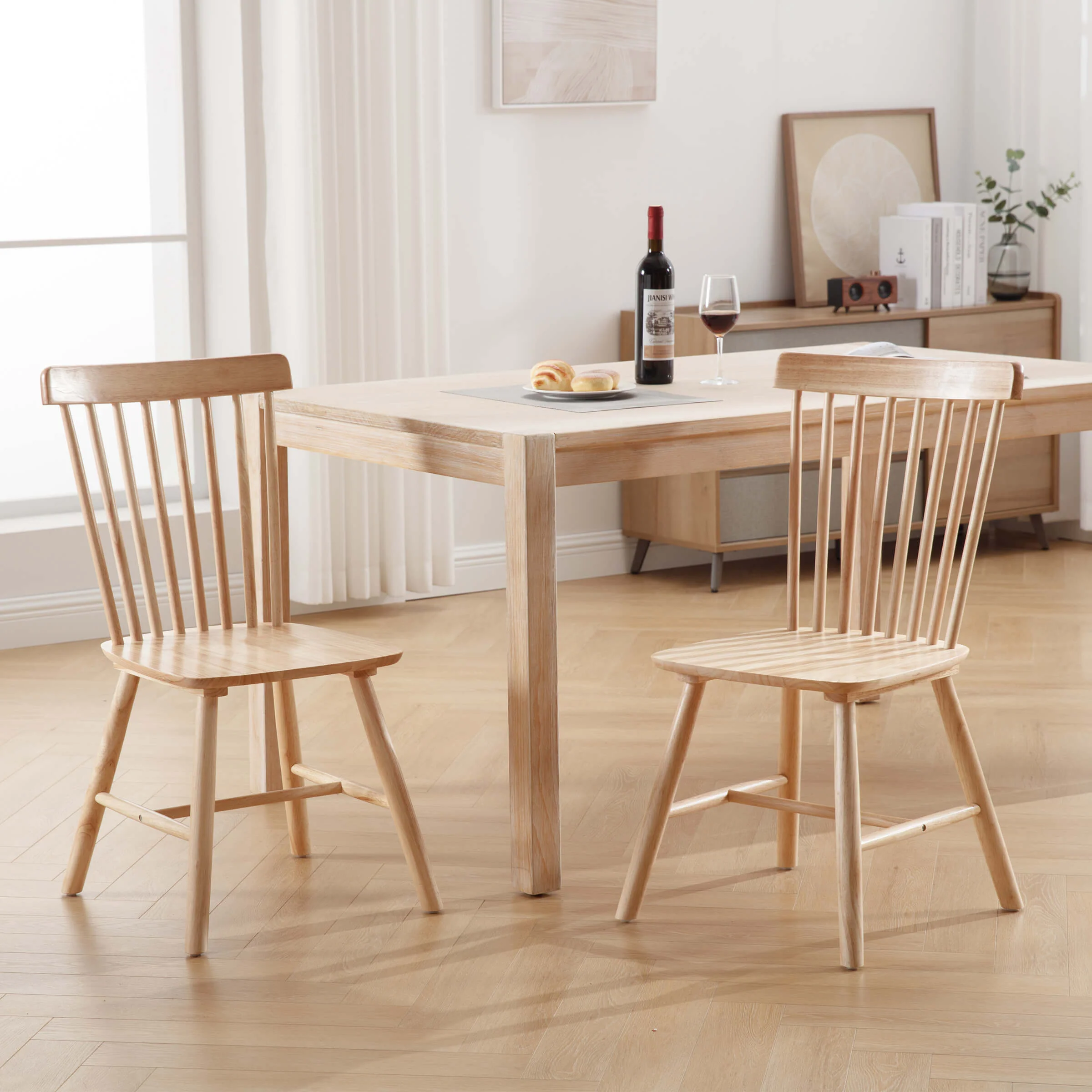 Wooden Windsor Dining Chairs - DC03DC - Image 9
