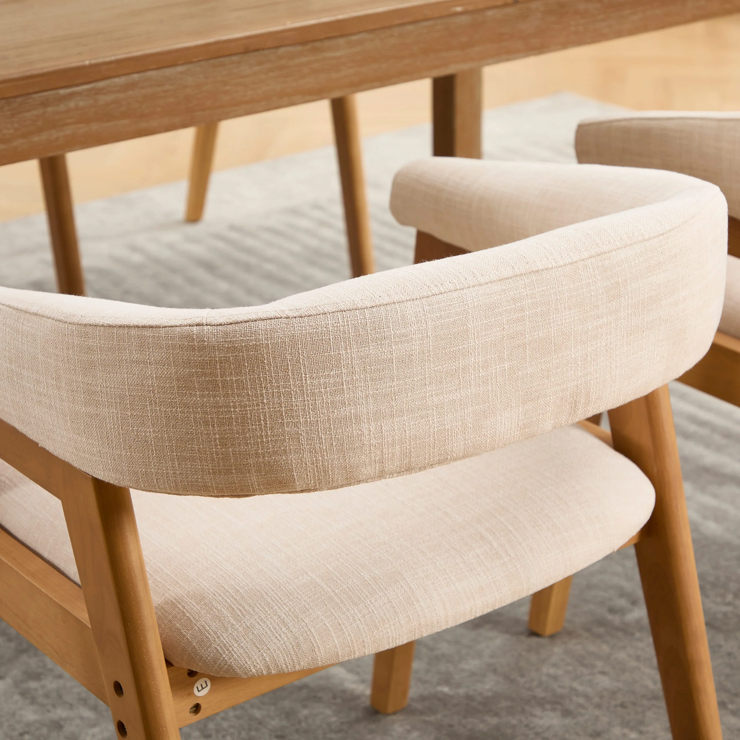 Open Back Barrel Dining Chairs Set of 2 - 2230DC - Image 17