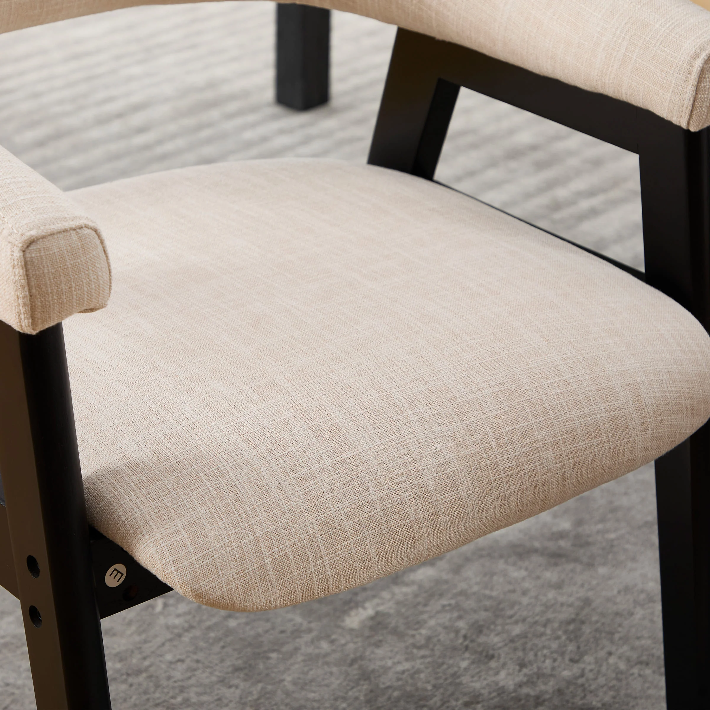 Open Back Barrel Dining Chairs Set of 2 - 2230DC - Image 4