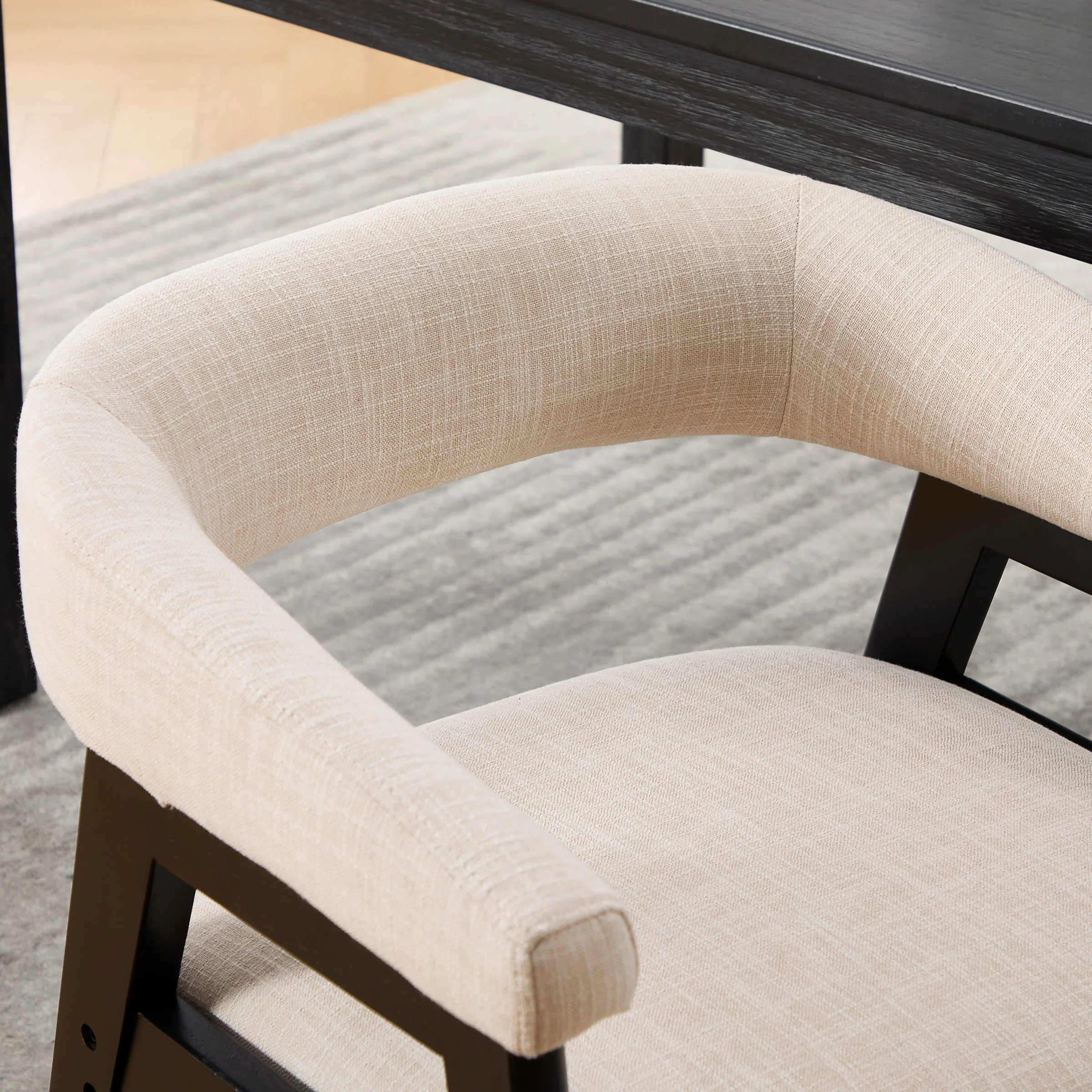 Open Back Barrel Dining Chairs Set of 2 - 2230DC - Image 6