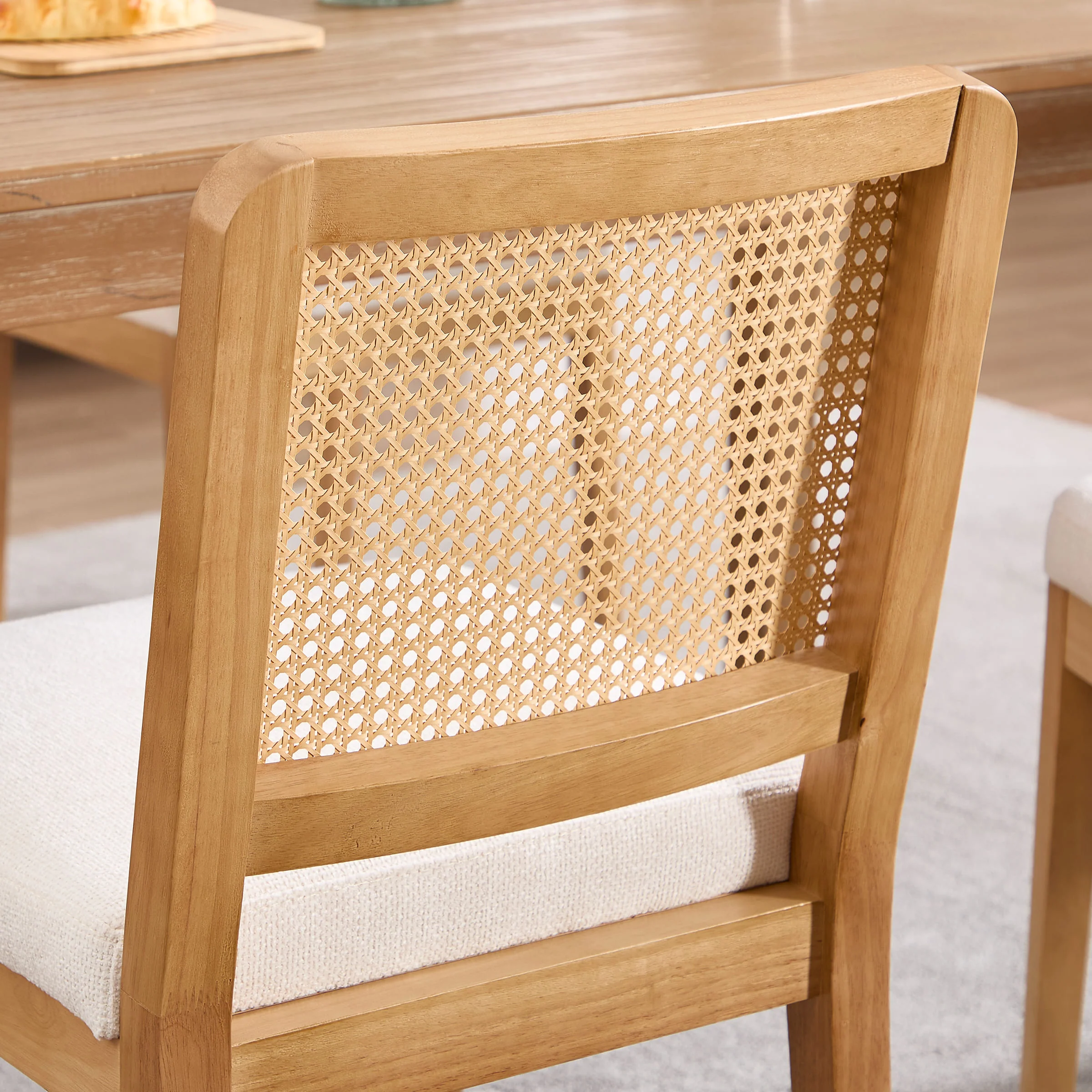 Rattan Back Dining Chairs Set of 2 - 3233DC - Image 20