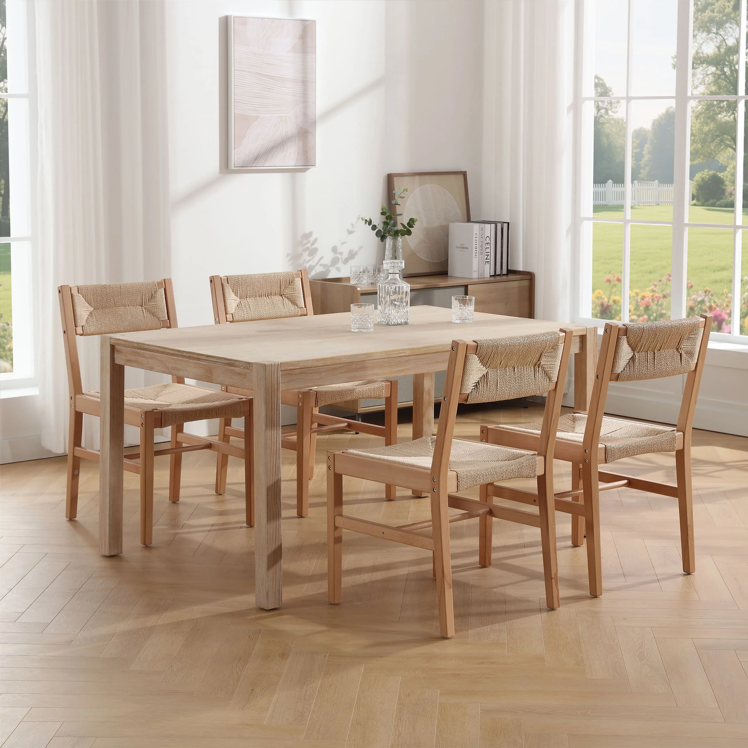 Rattan Dining Chair Set of 2 - 2226DC - Image 10