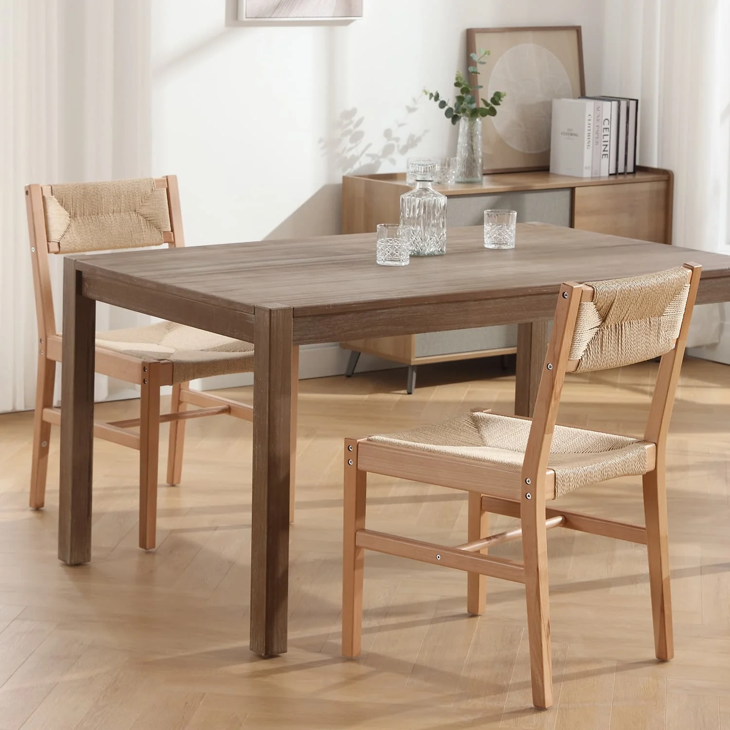Rattan Dining Chair Set of 2 - 2226DC - Image 11