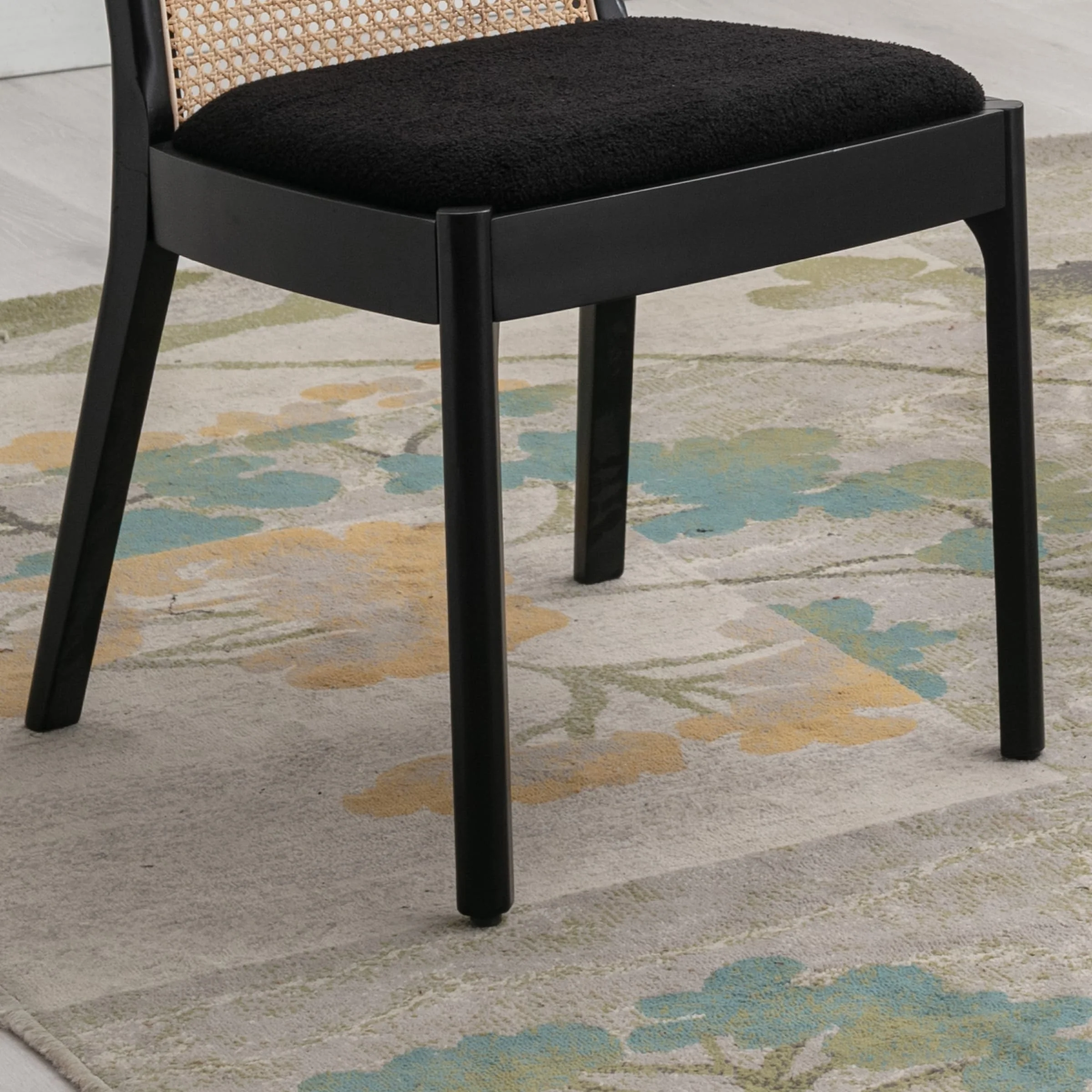 Rattan Upholstered Dining Chairs Set of 2 - 1866DC - Image 16