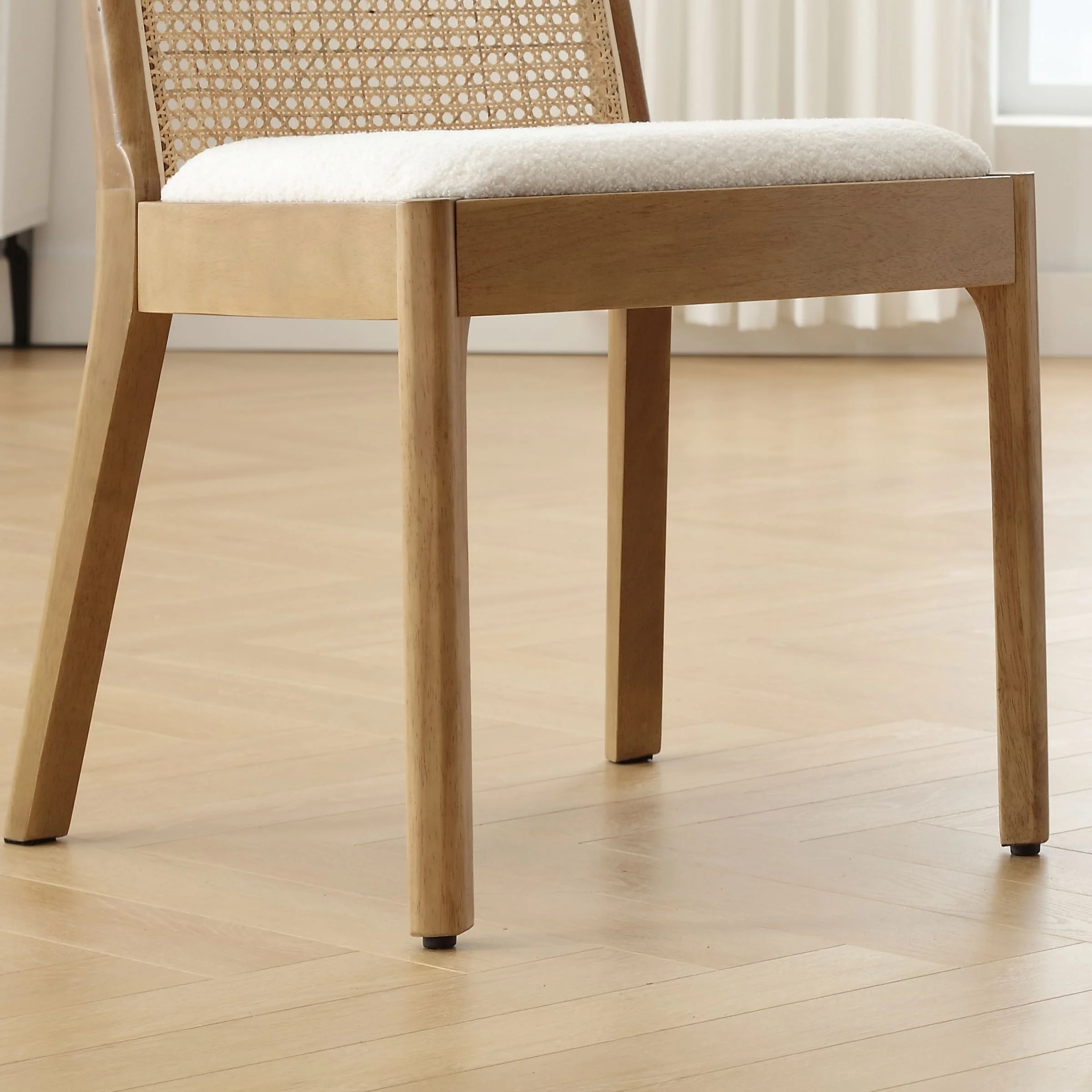 Rattan Upholstered Dining Chairs Set of 2 - 1866DC - Image 24