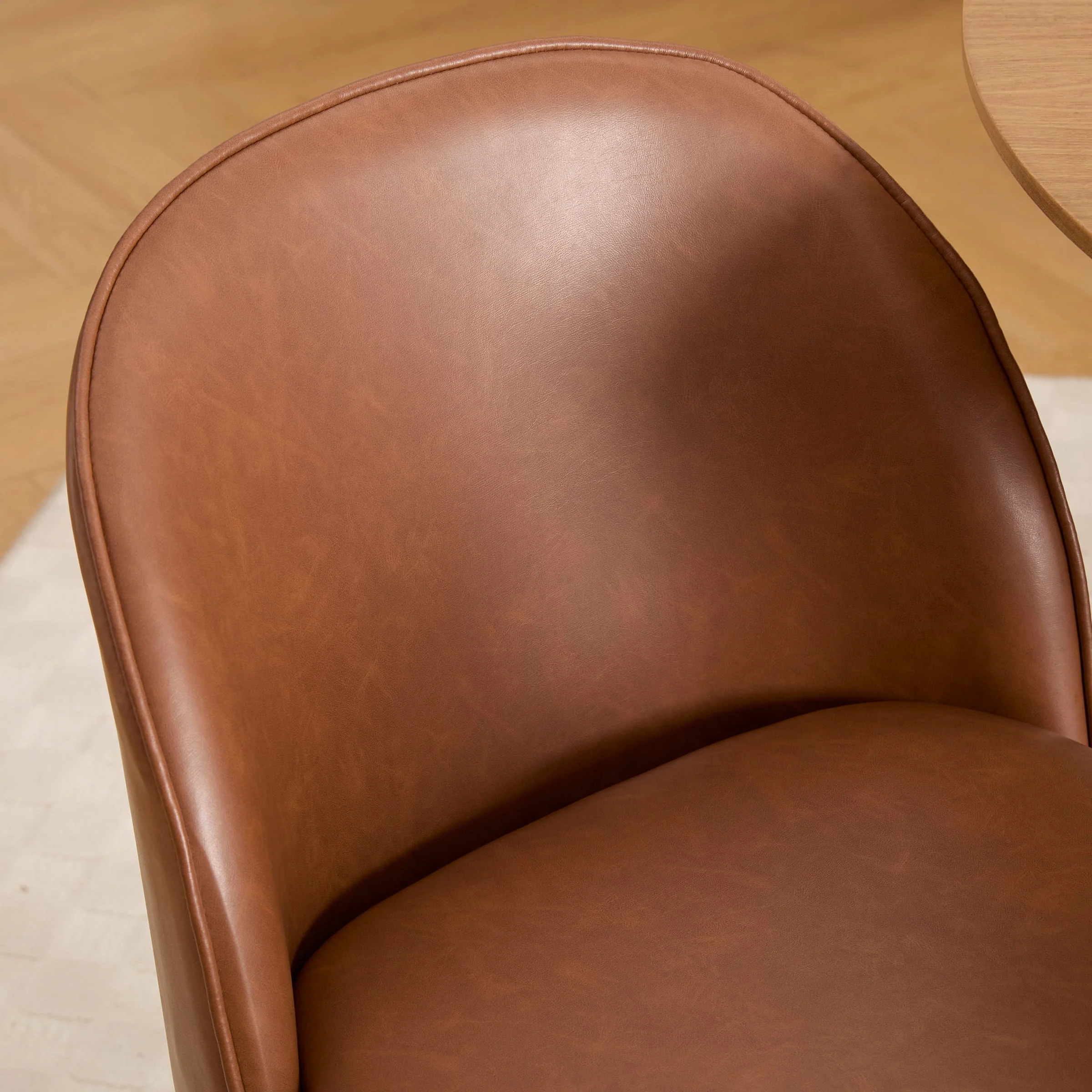 Swivel Dining Chairs with Beech Wood Legs Set of 2 - 3003DC - Image 15