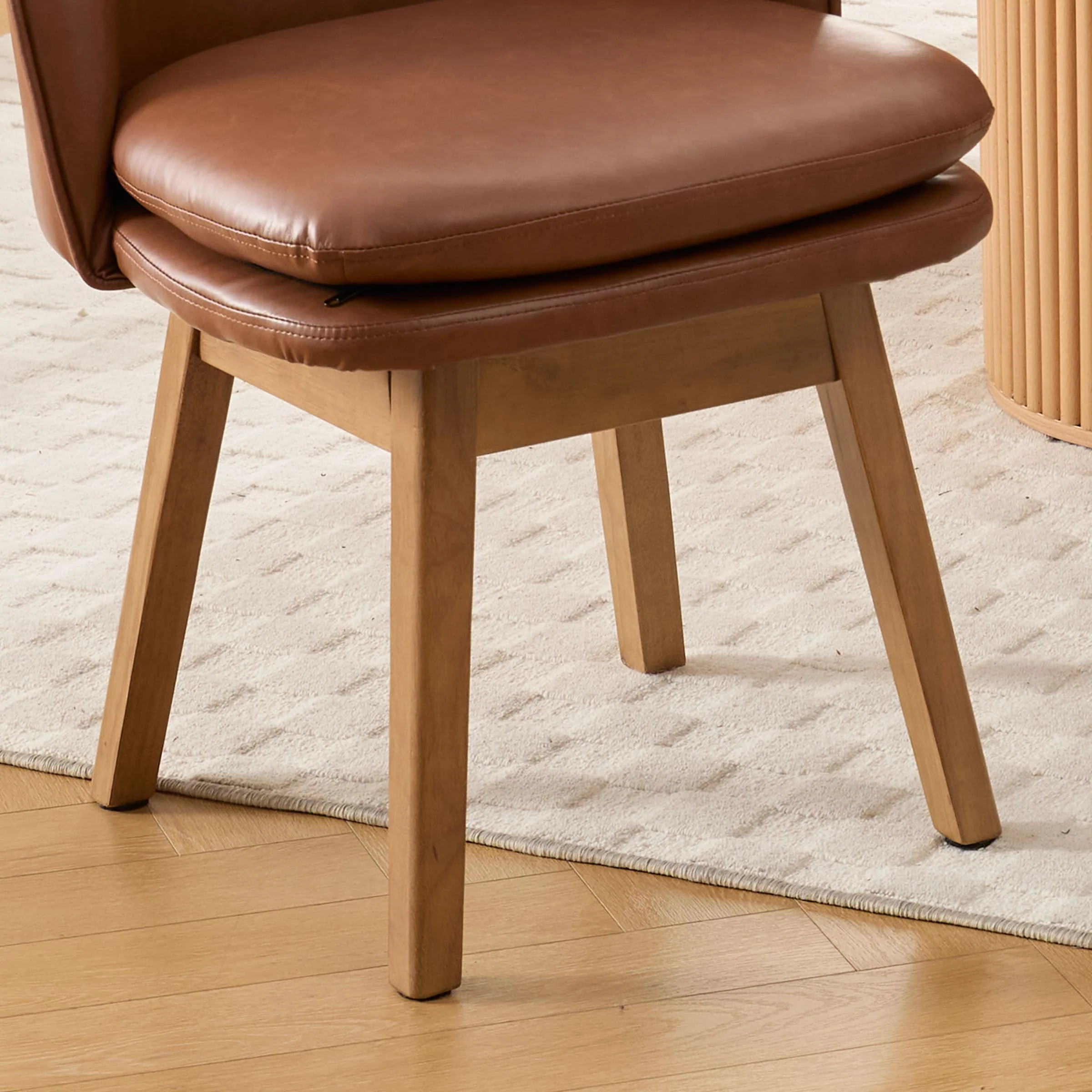 Swivel Dining Chairs with Beech Wood Legs Set of 2 - 3003DC - Image 16