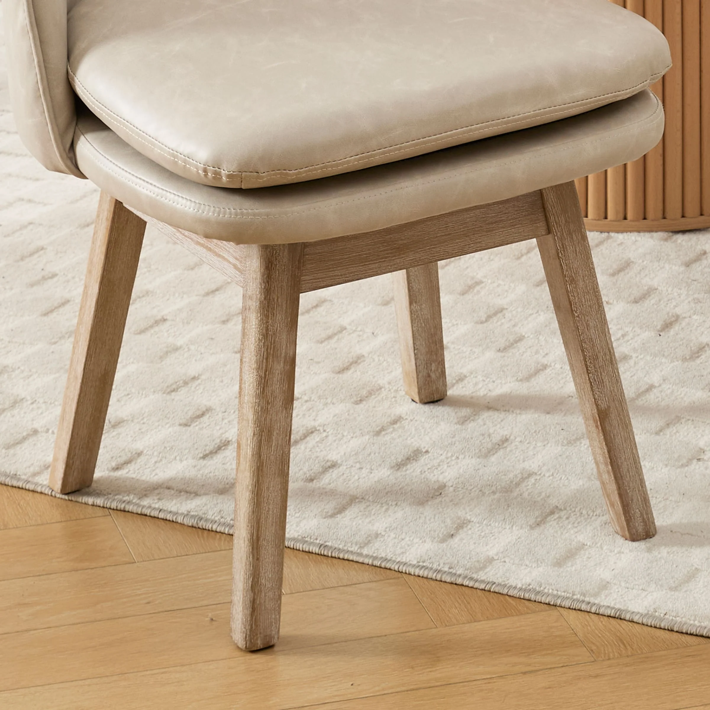 Swivel Dining Chairs with Beech Wood Legs Set of 2 - 3003DC - Image 24
