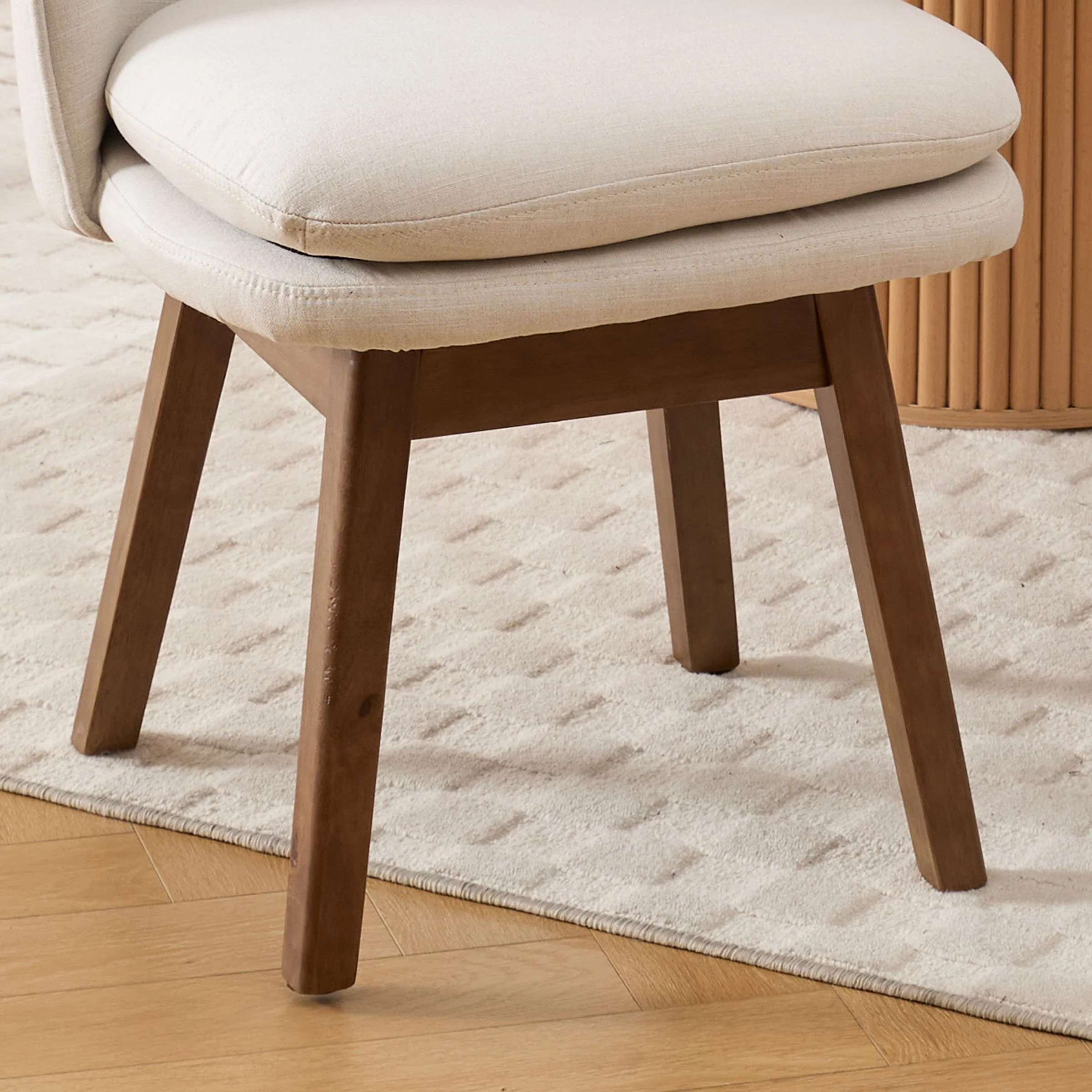 Swivel Dining Chairs with Beech Wood Legs Set of 2 - 3003DC - Image 7