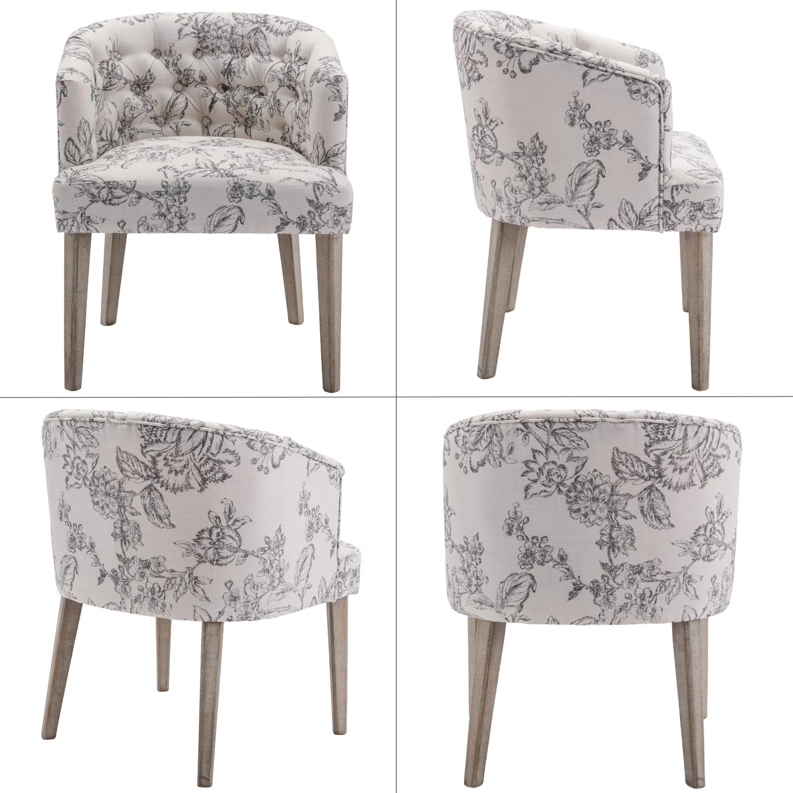 Tufted Back Dining Chairs Set of 2 - 1946DC - Image 9