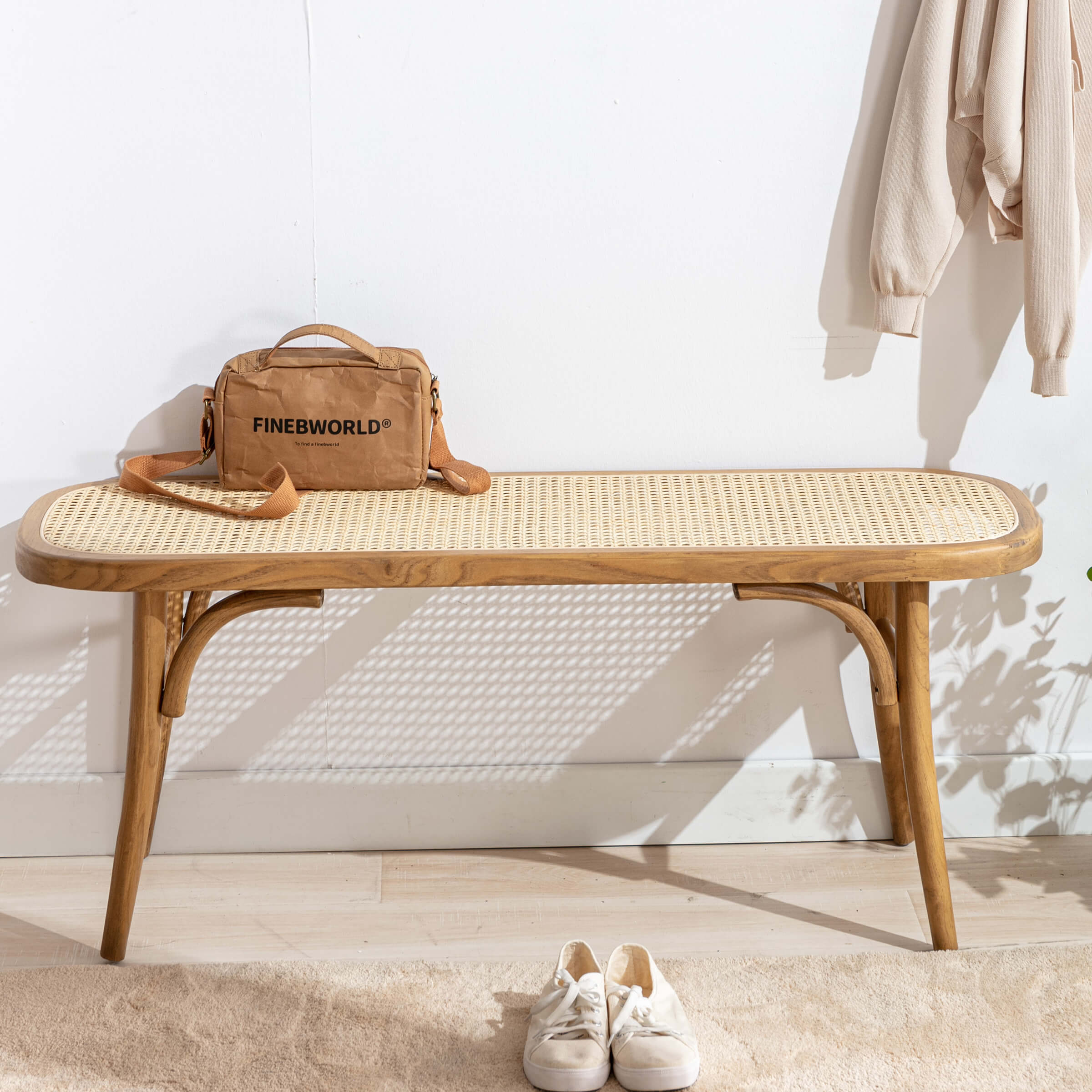 Wood Dining Bench for Entryway - 1972BH - Image 11