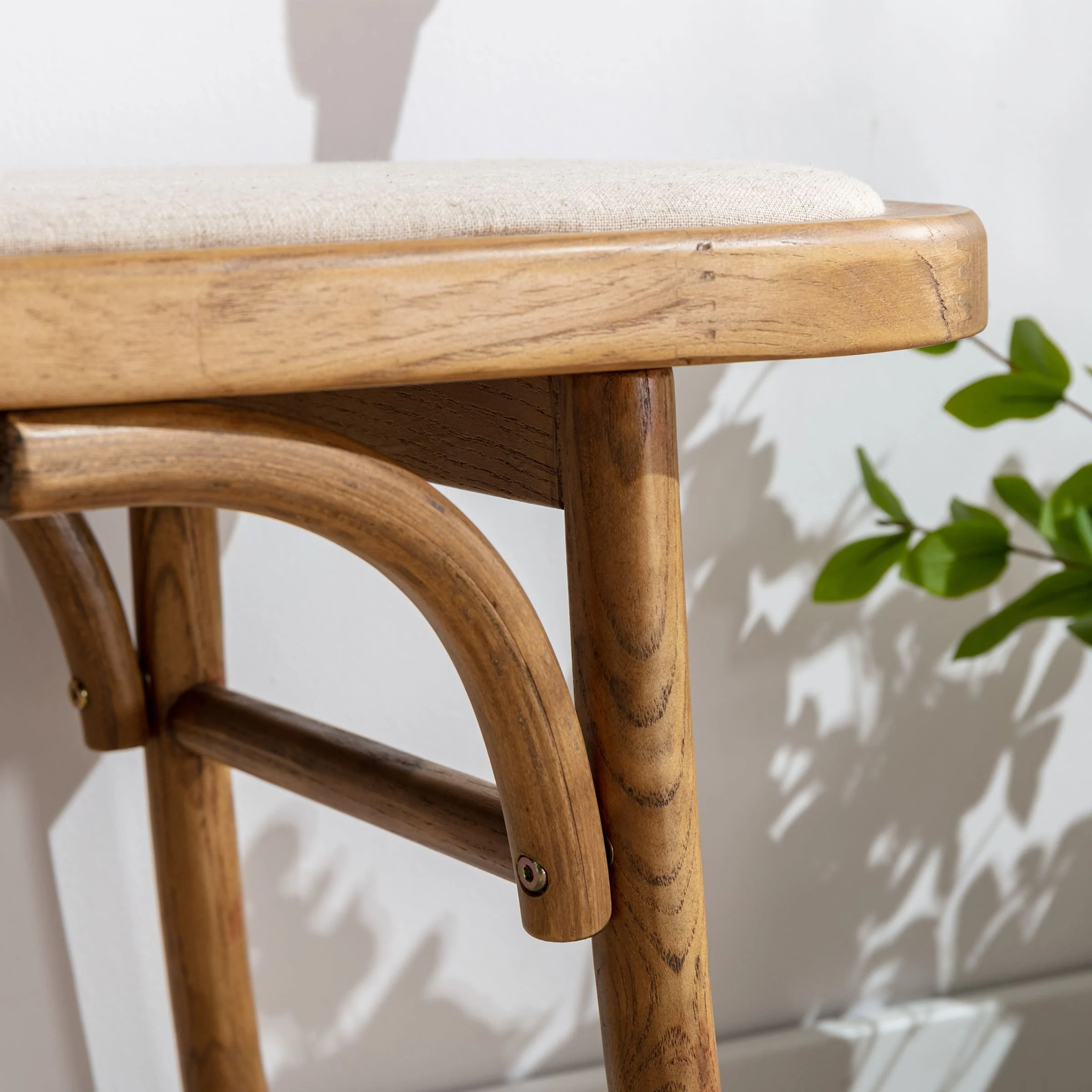 Wood Dining Bench for Entryway - 1972BH - Image 7