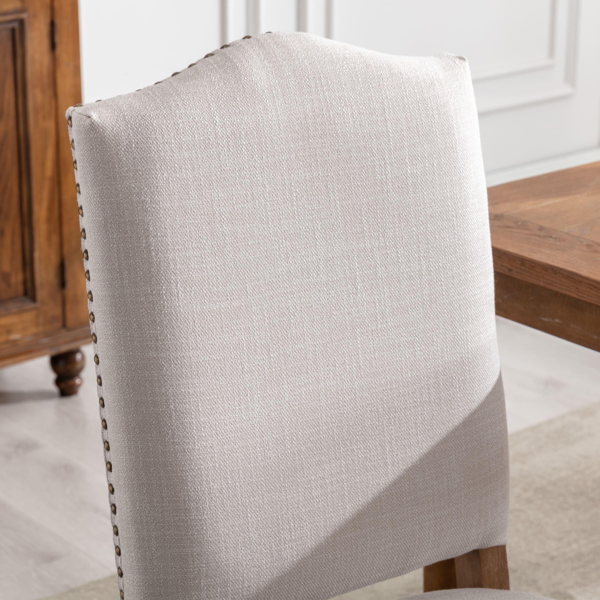 Wood High Back Dining Chairs Set of 2 - 1845DC & 10036DC - Image 14
