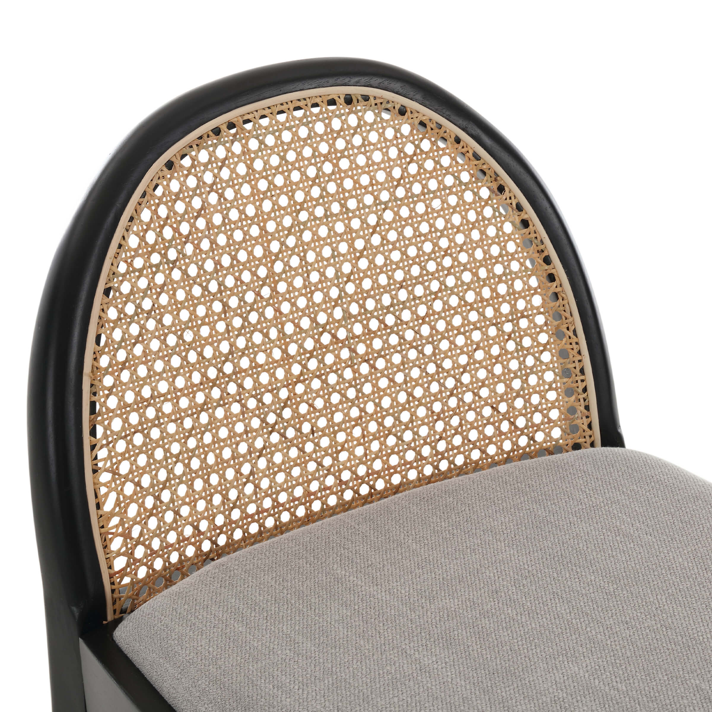 24.4"H Rattan Backrest Wooden Counter Height Stools Set of 2 - 5962CS - Image 14