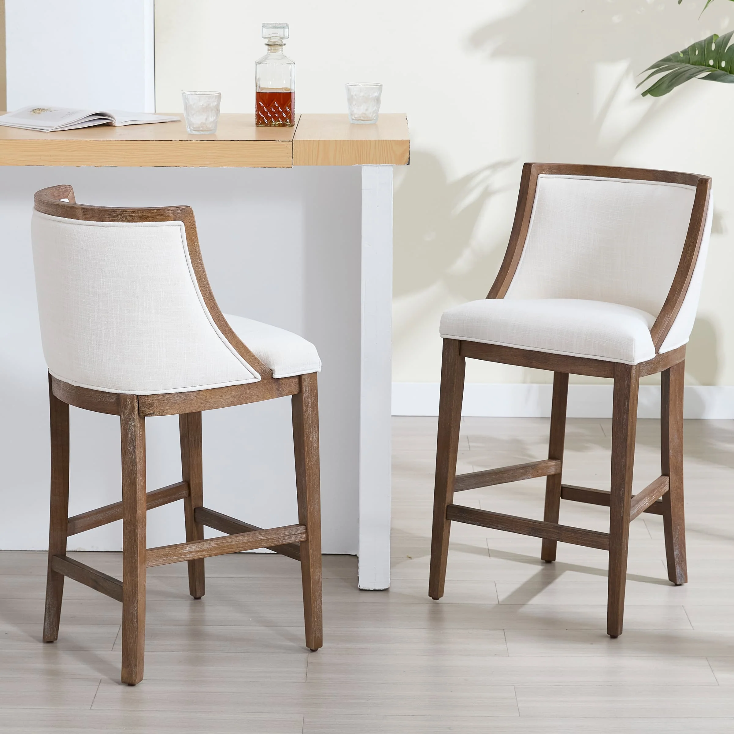26”H Wood Counter Stools Set of 2 - 01911CS - Image 19