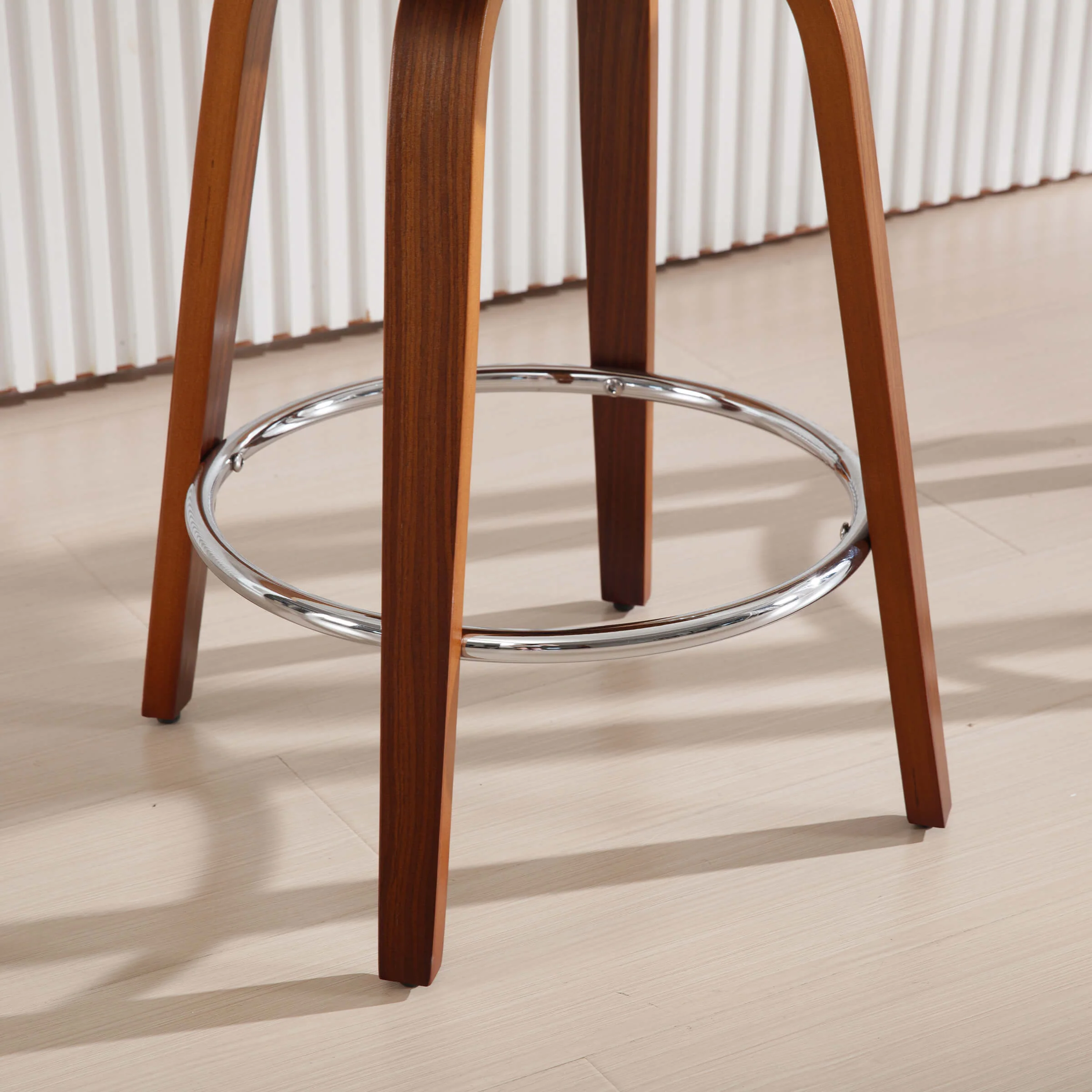 26"H Swivel Wood Legs Counter Stools Set of 2 - 3111CS - Image 17