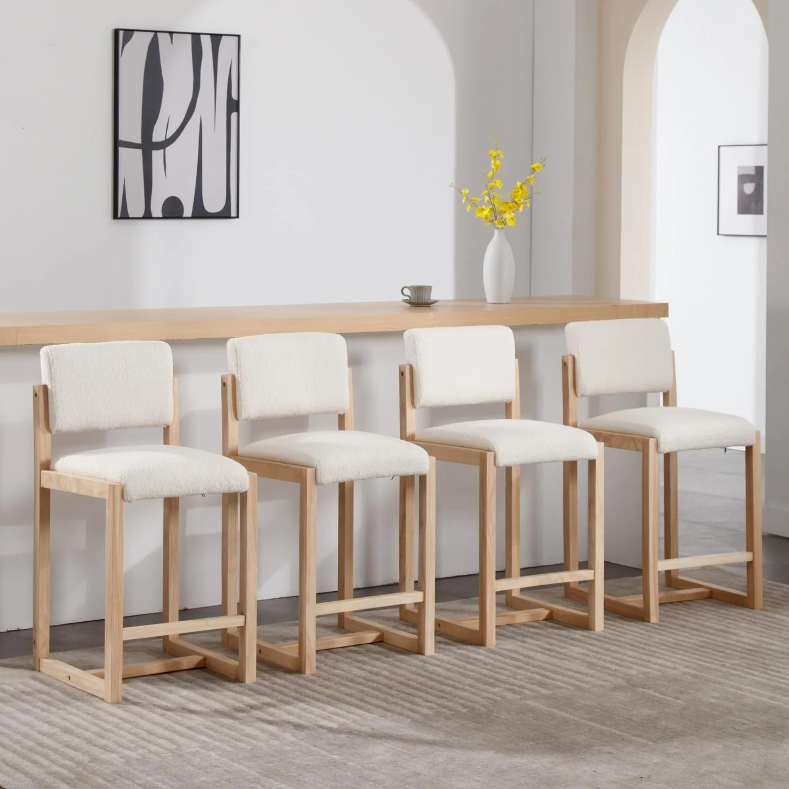 26" Modern Bar Stools Set of 2 - 5787CS - Image 3