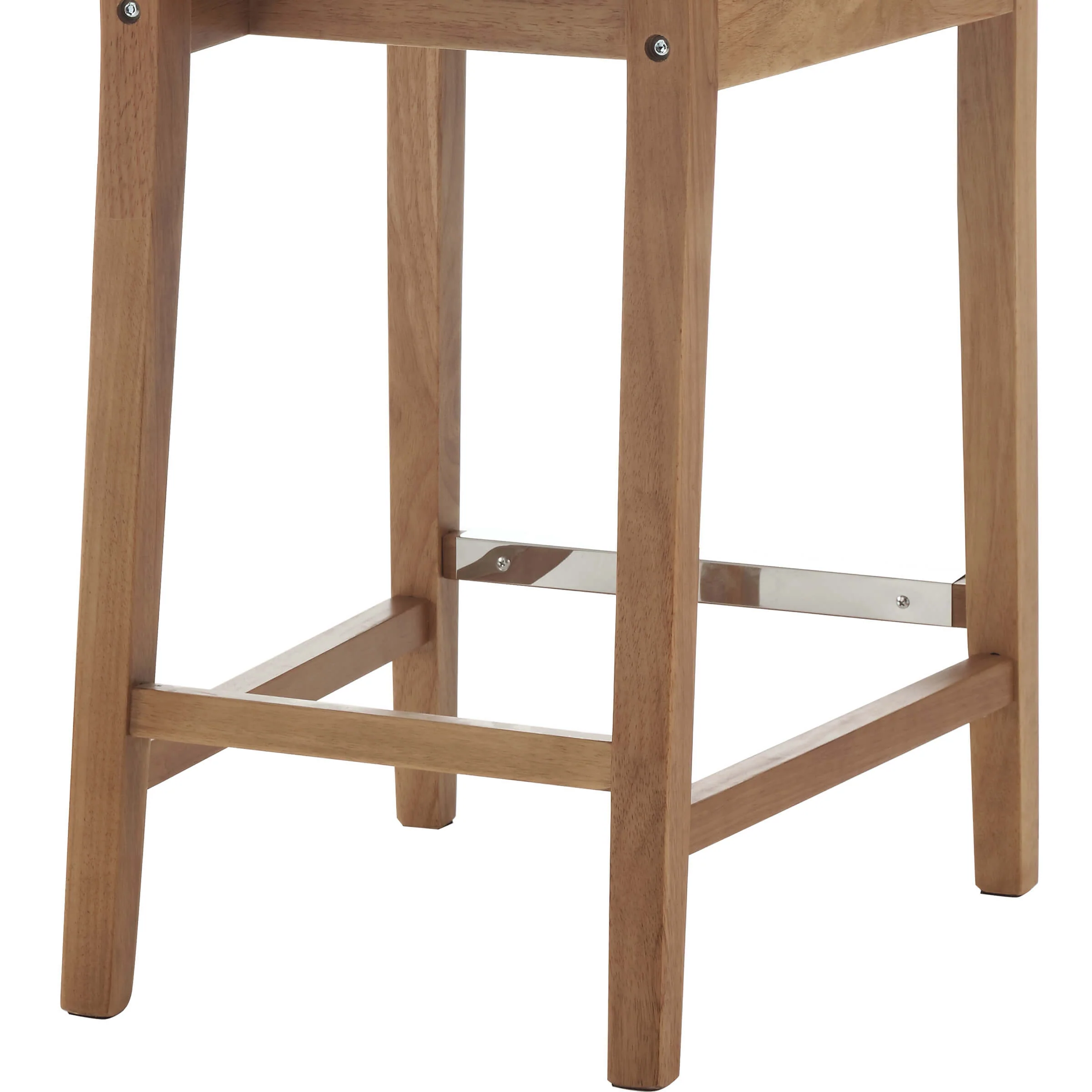 26"H & 30"H Modern Wood Stools Set of 2 - 5730 - Image 25