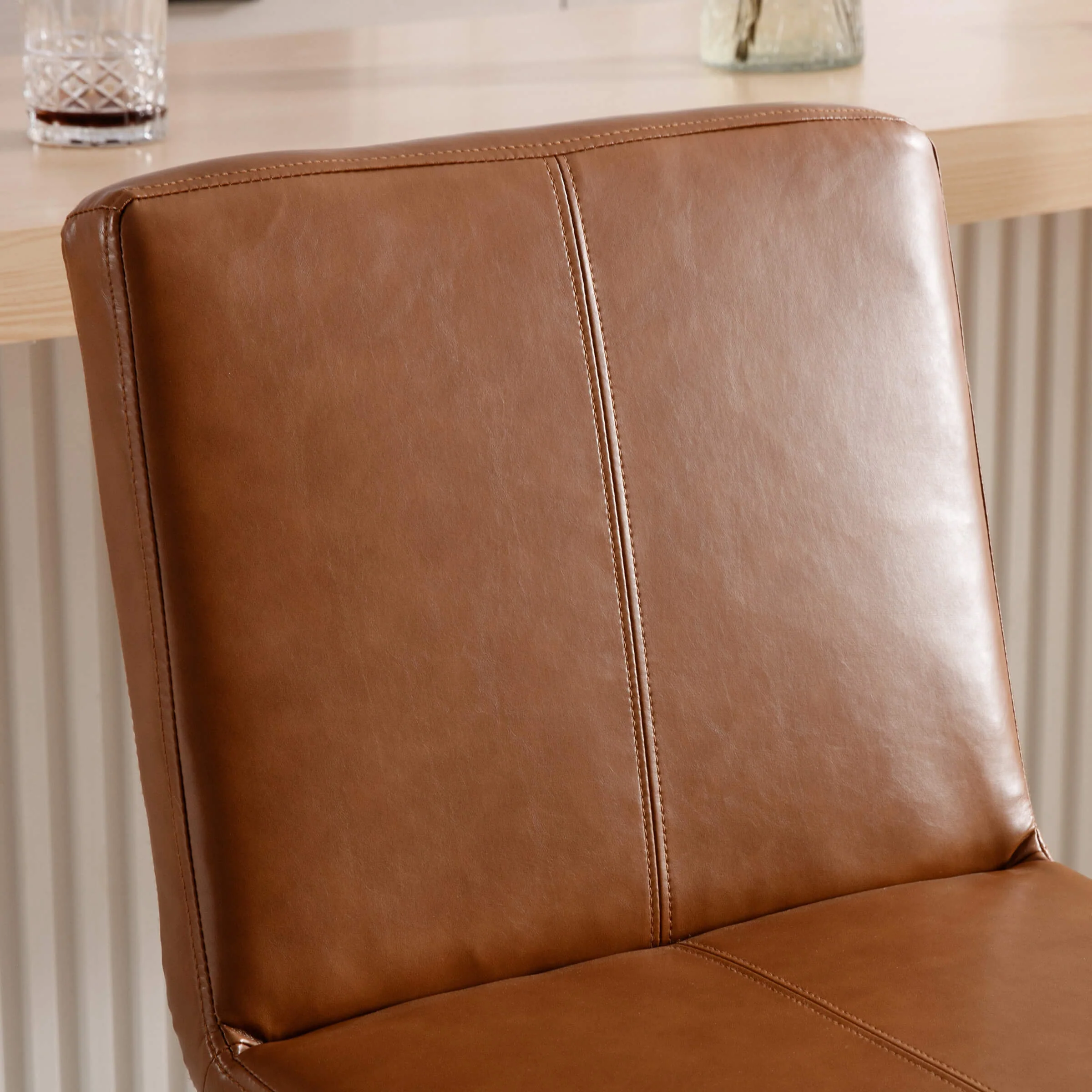 26"H & 30"H Modern Wood Stools Set of 2 - 5730 - Image 30