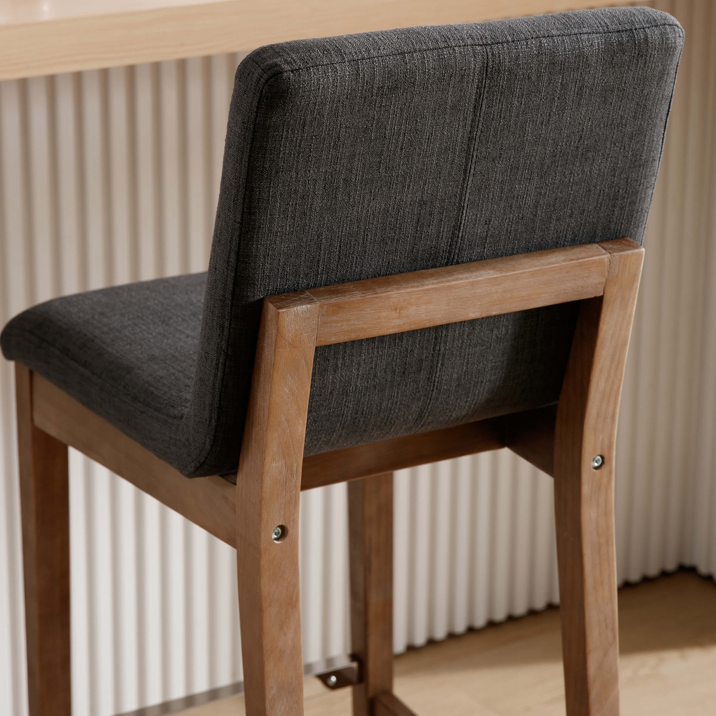26"H & 30"H Modern Wood Stools Set of 2 - 5730 - Image 40