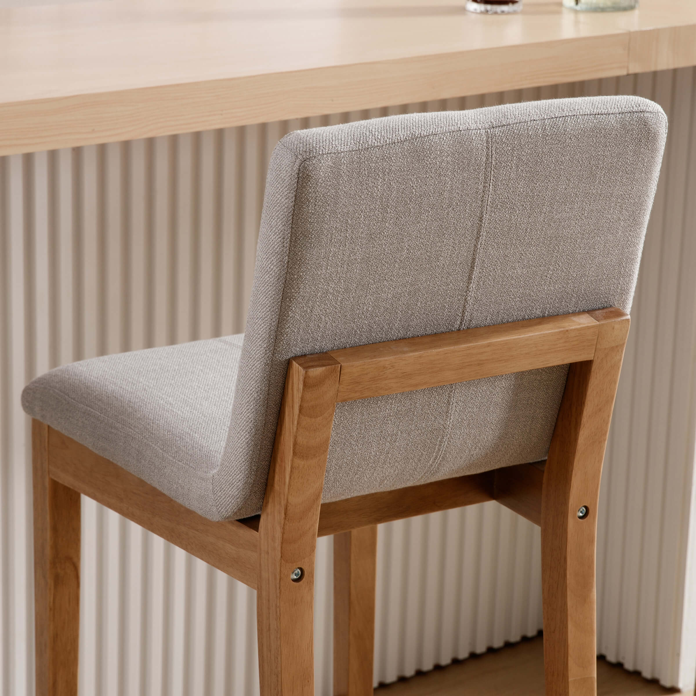26"H & 30"H Modern Wood Stools Set of 2 - 5730 - Image 56