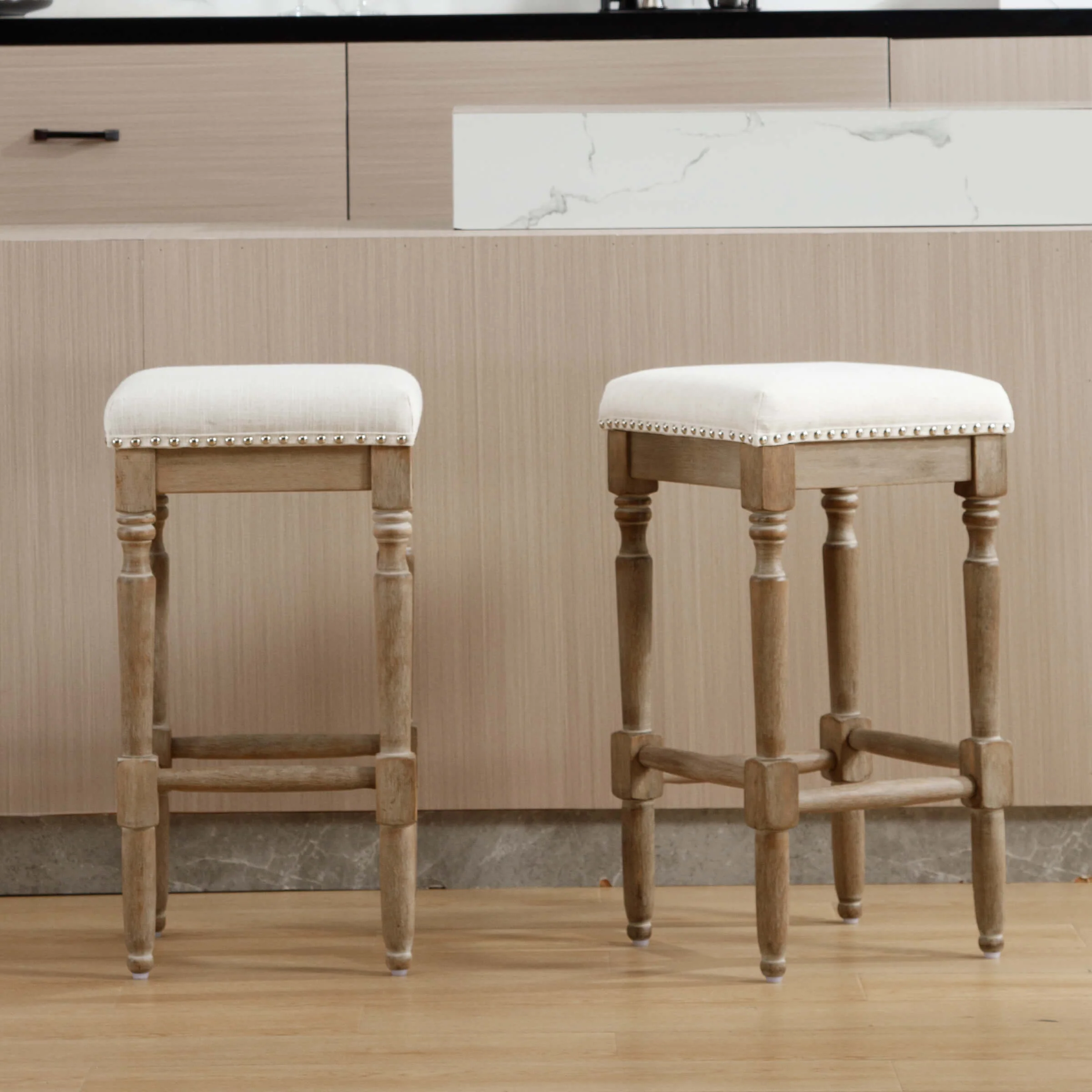 26"H Saddle Backless Counter Stools Set of 2 - XX30CS - Image 10