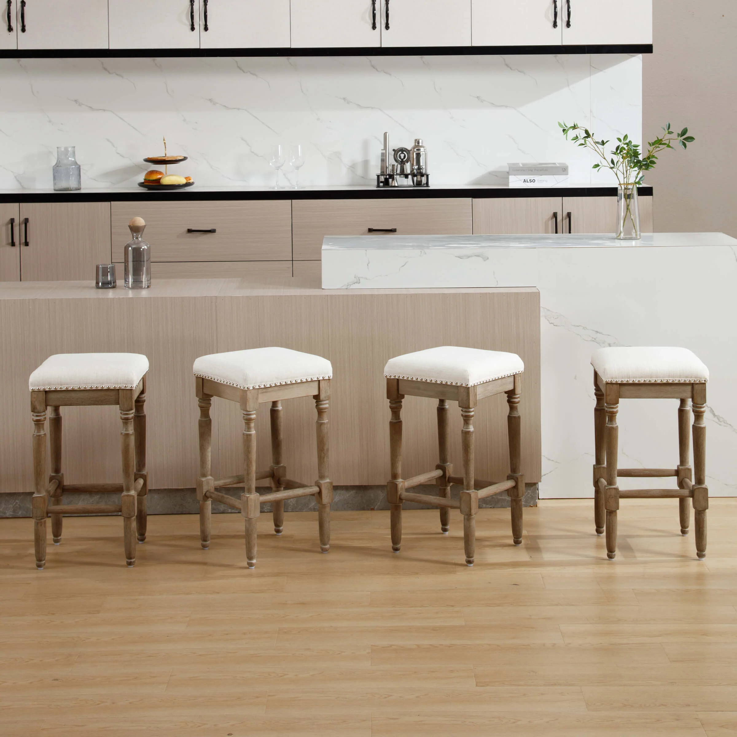26"H Saddle Backless Counter Stools Set of 2 - XX30CS - Image 11