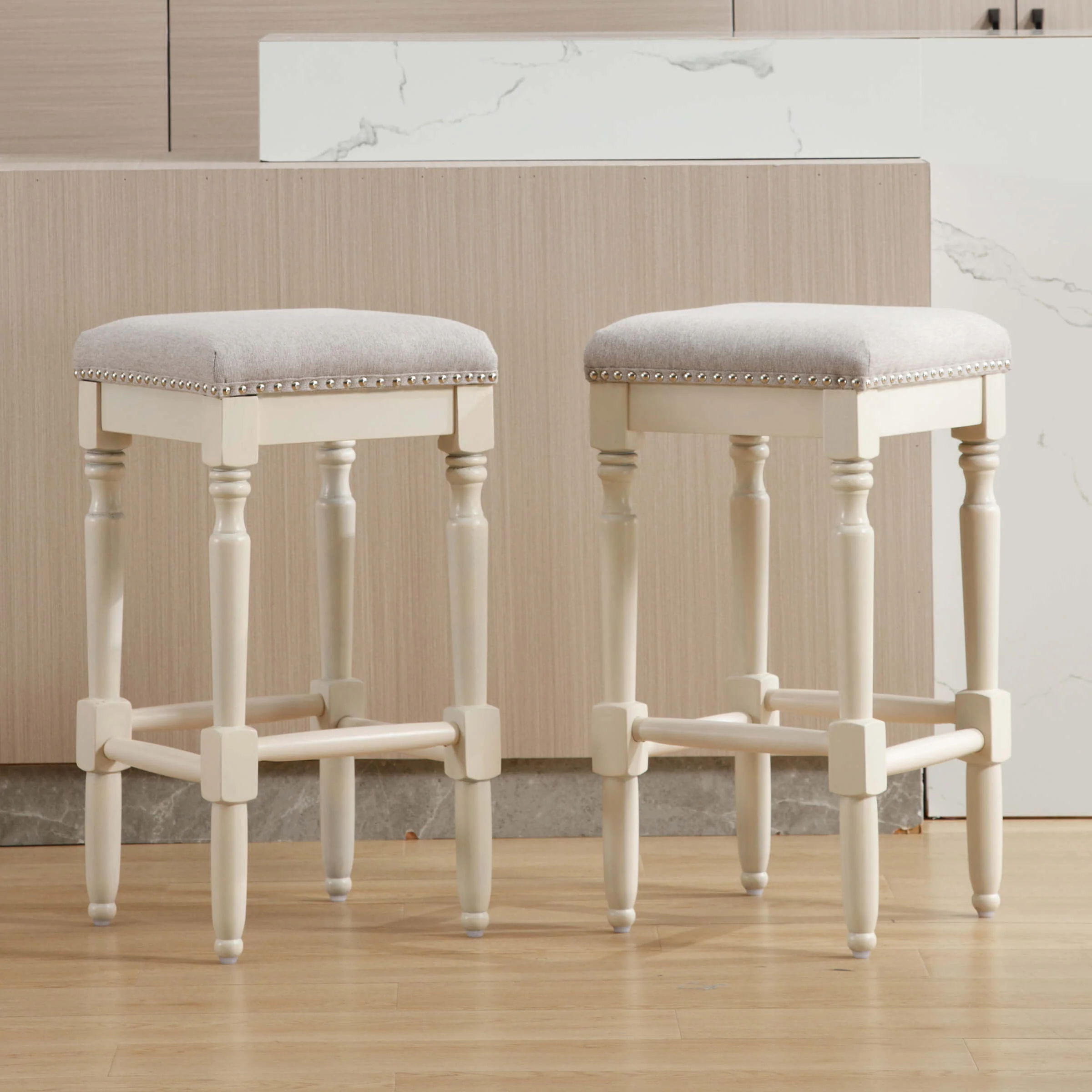 26"H Saddle Backless Counter Stools Set of 2 - XX30CS - Image 17