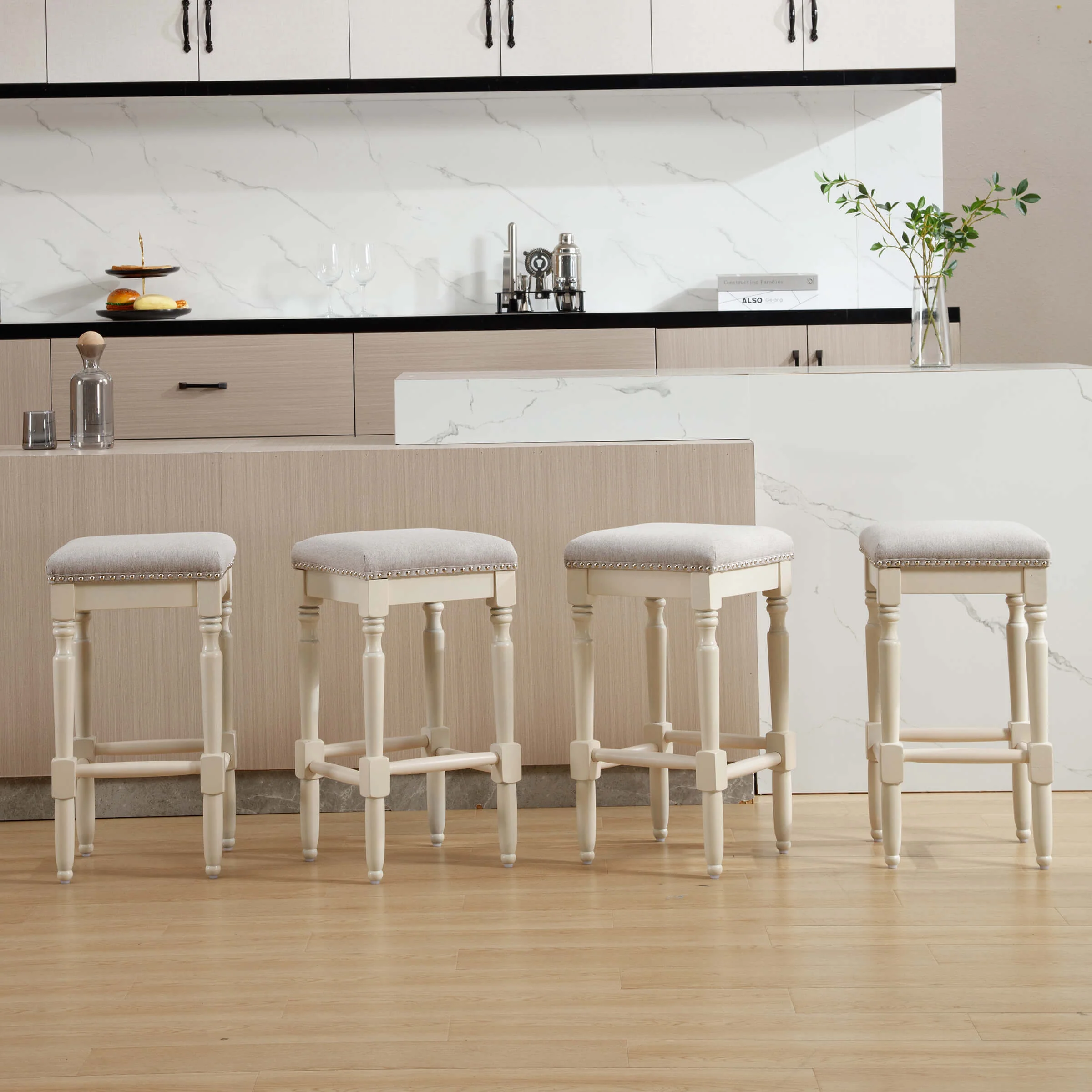 26"H Saddle Backless Counter Stools Set of 2 - XX30CS - Image 19