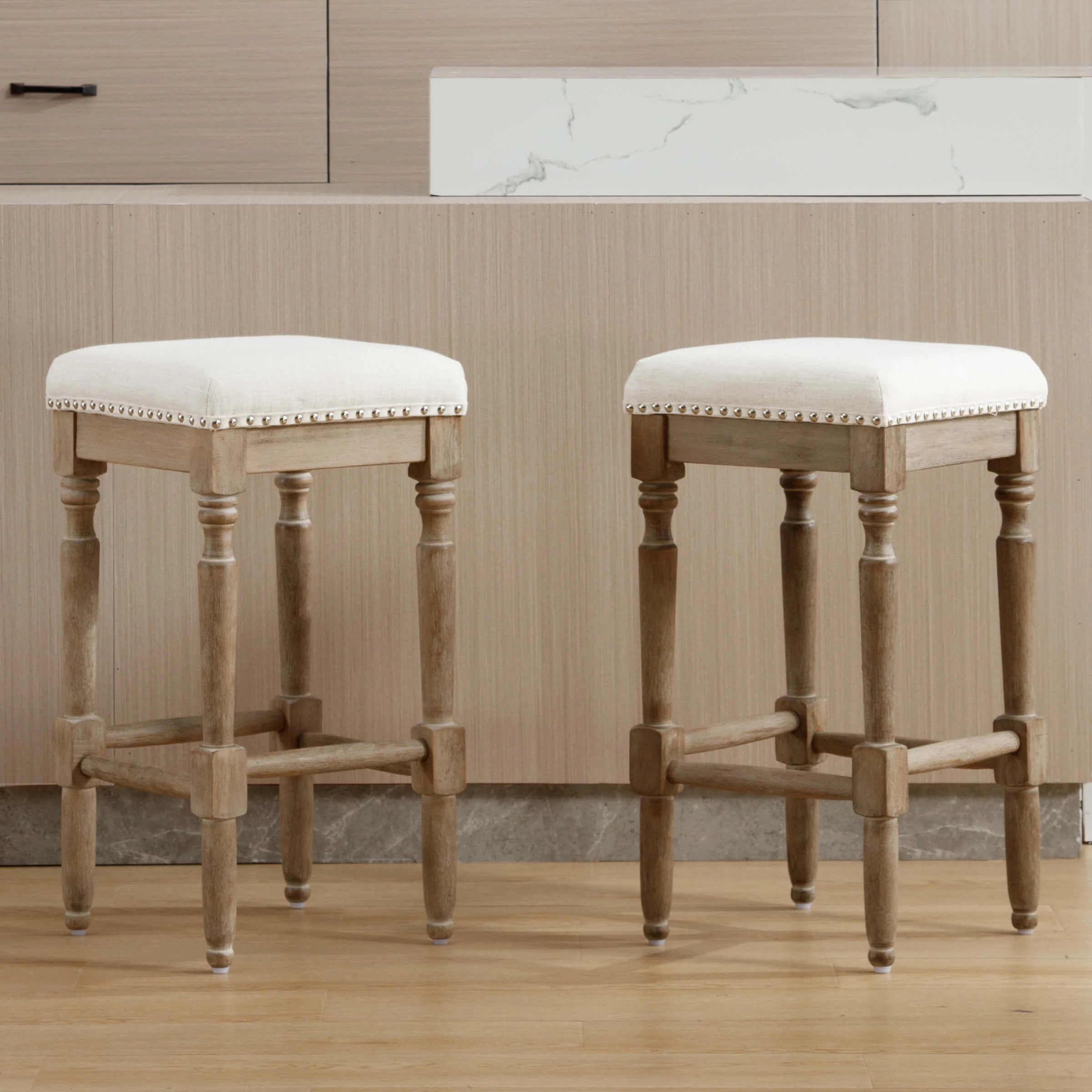 26"H Saddle Backless Counter Stools Set of 2 - XX30CS - Image 9
