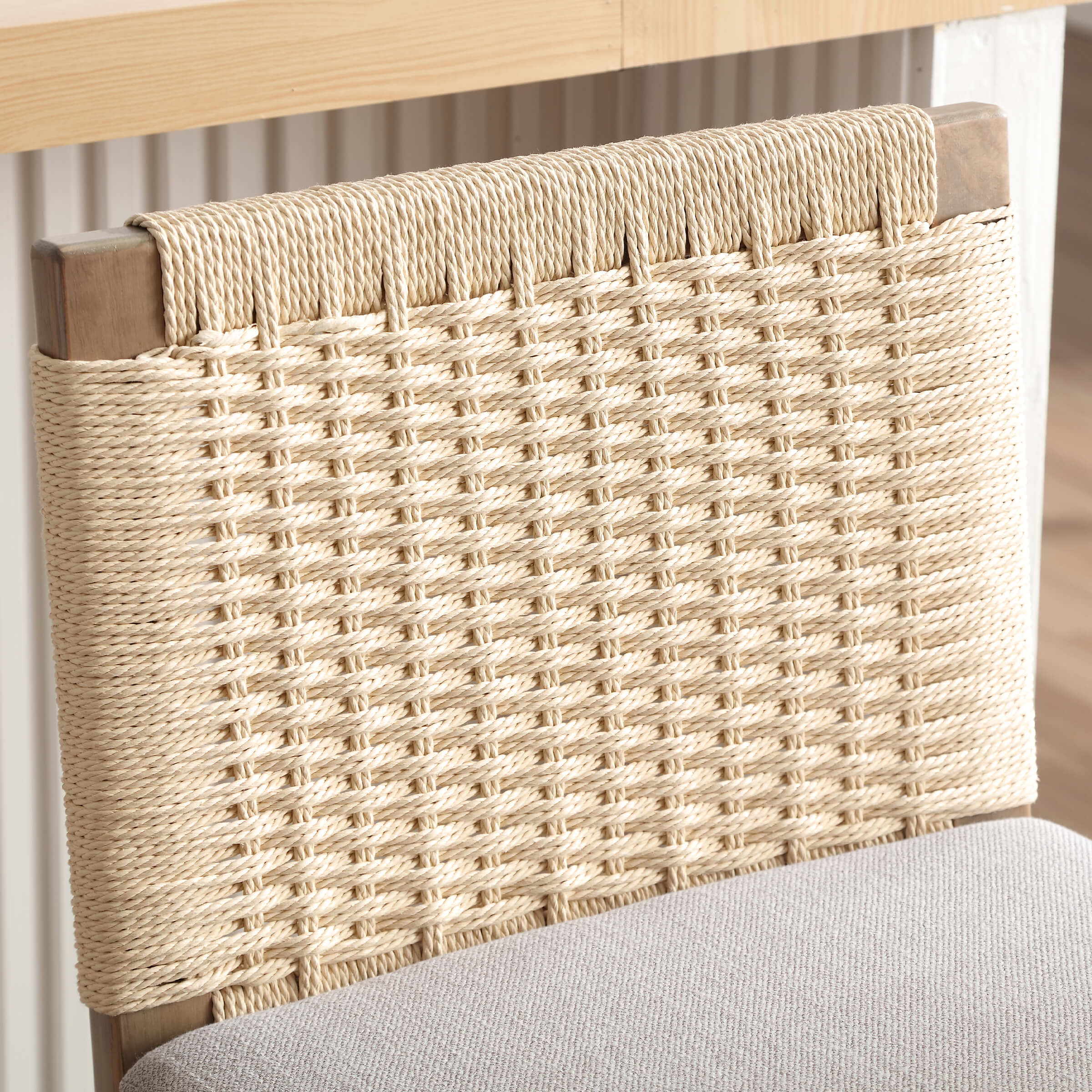 27.25"H Woven Linen Counter Stools Set of 2 - 5743CS - Image 12