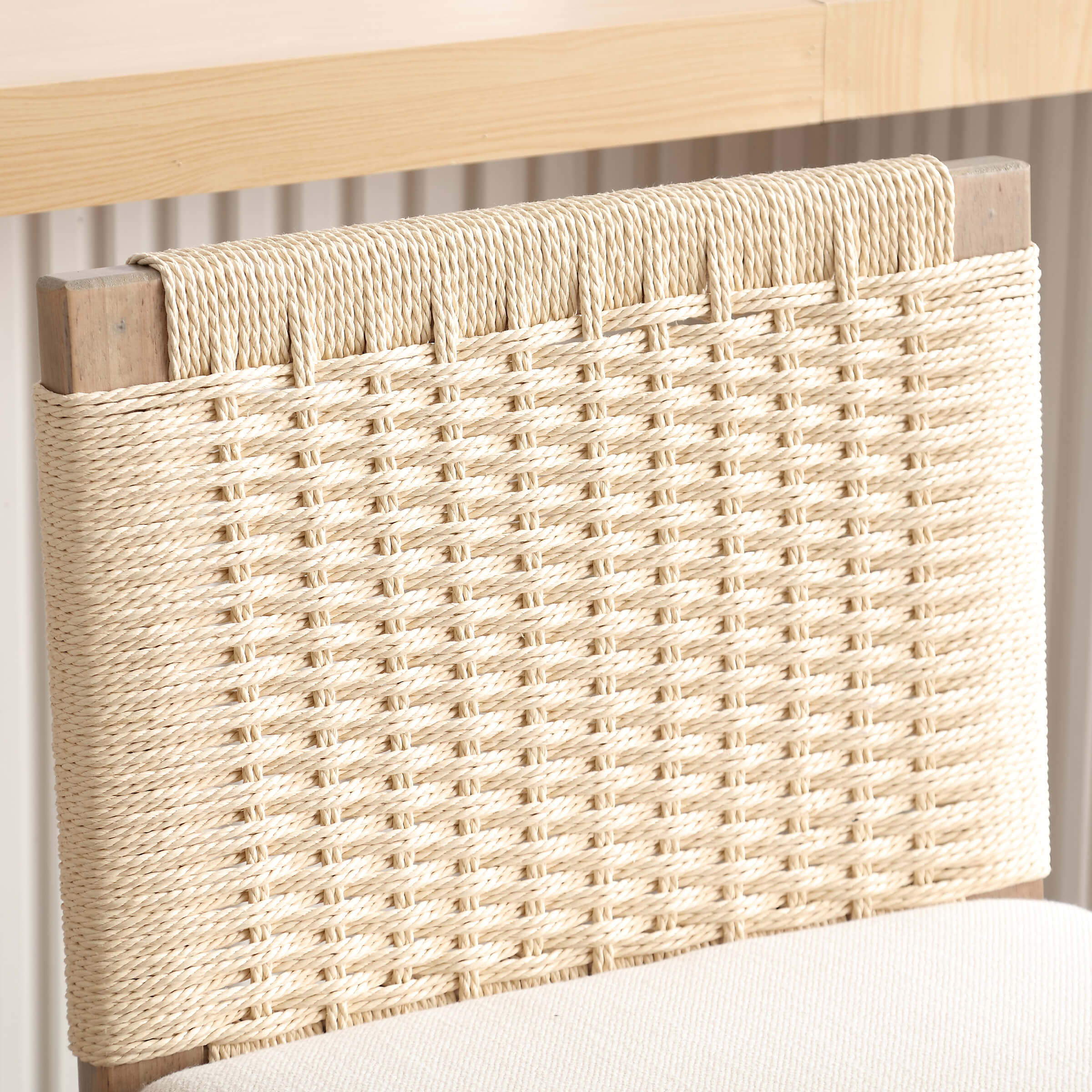 27.25"H Woven Linen Counter Stools Set of 2 - 5743CS - Image 4