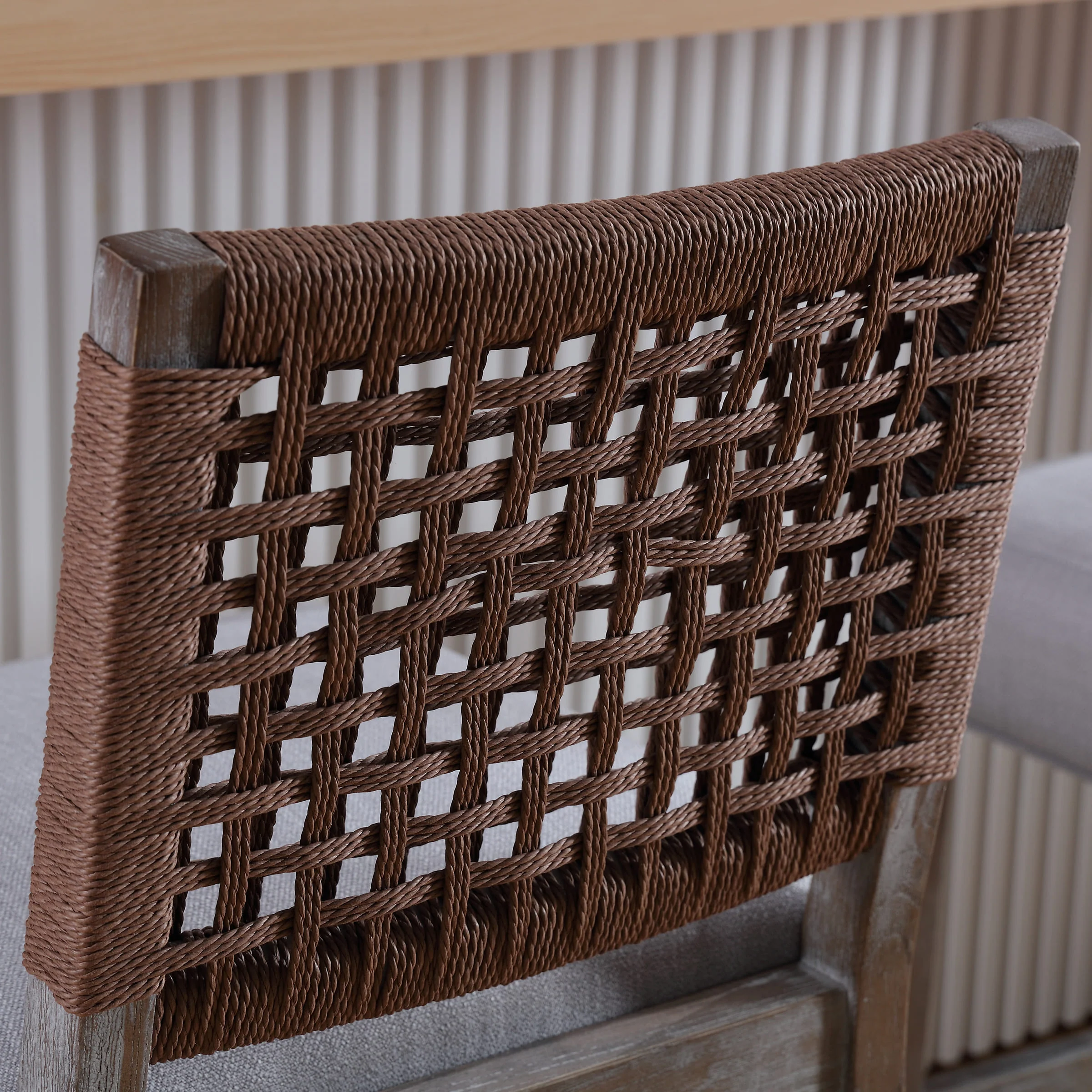 27"H Farmhouse Woven Backrest Counter Stools Set of 2 - 2227CS - Image 23
