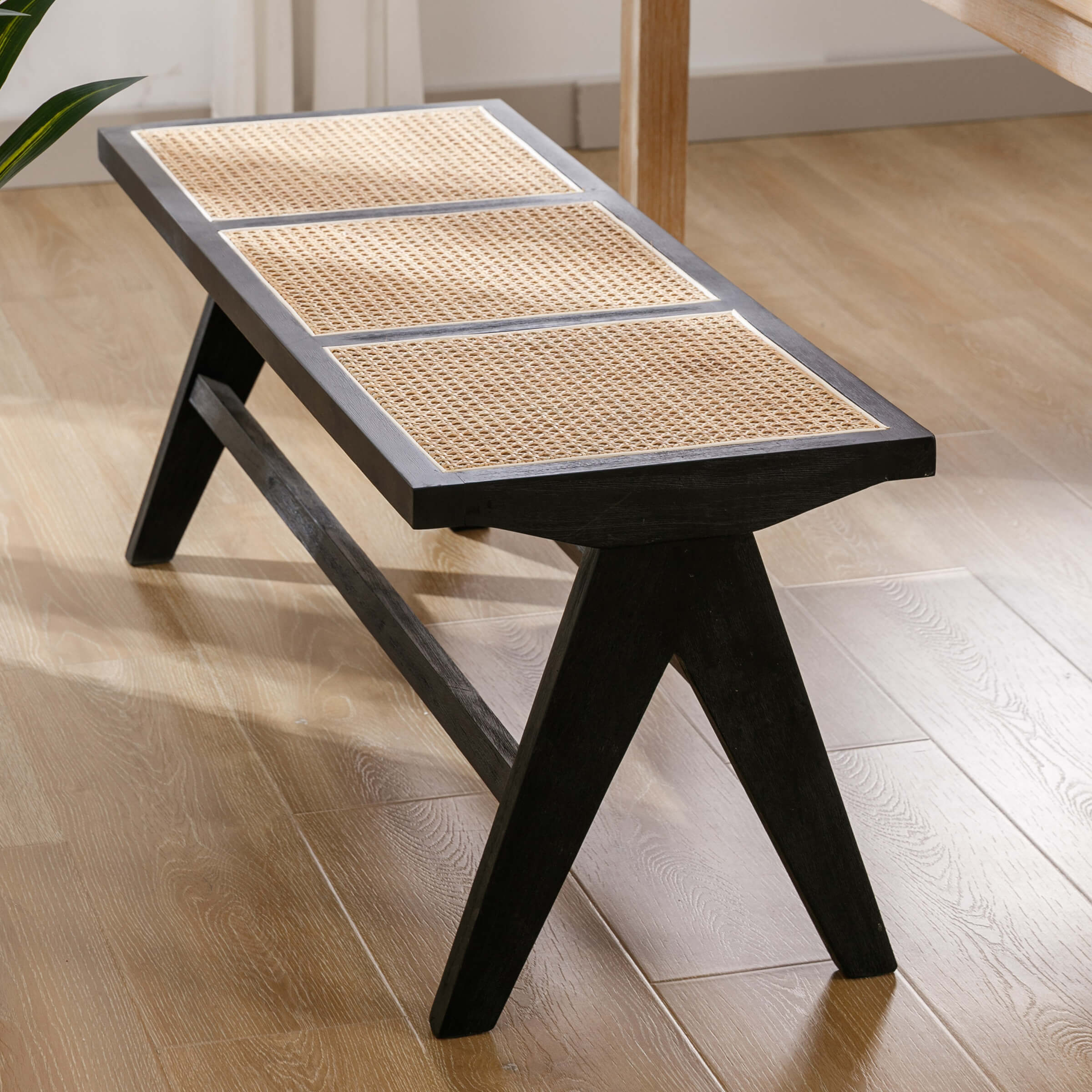 42"L Wicker & Rattan Solid Color Accent Bench - 2545BH - Image 12