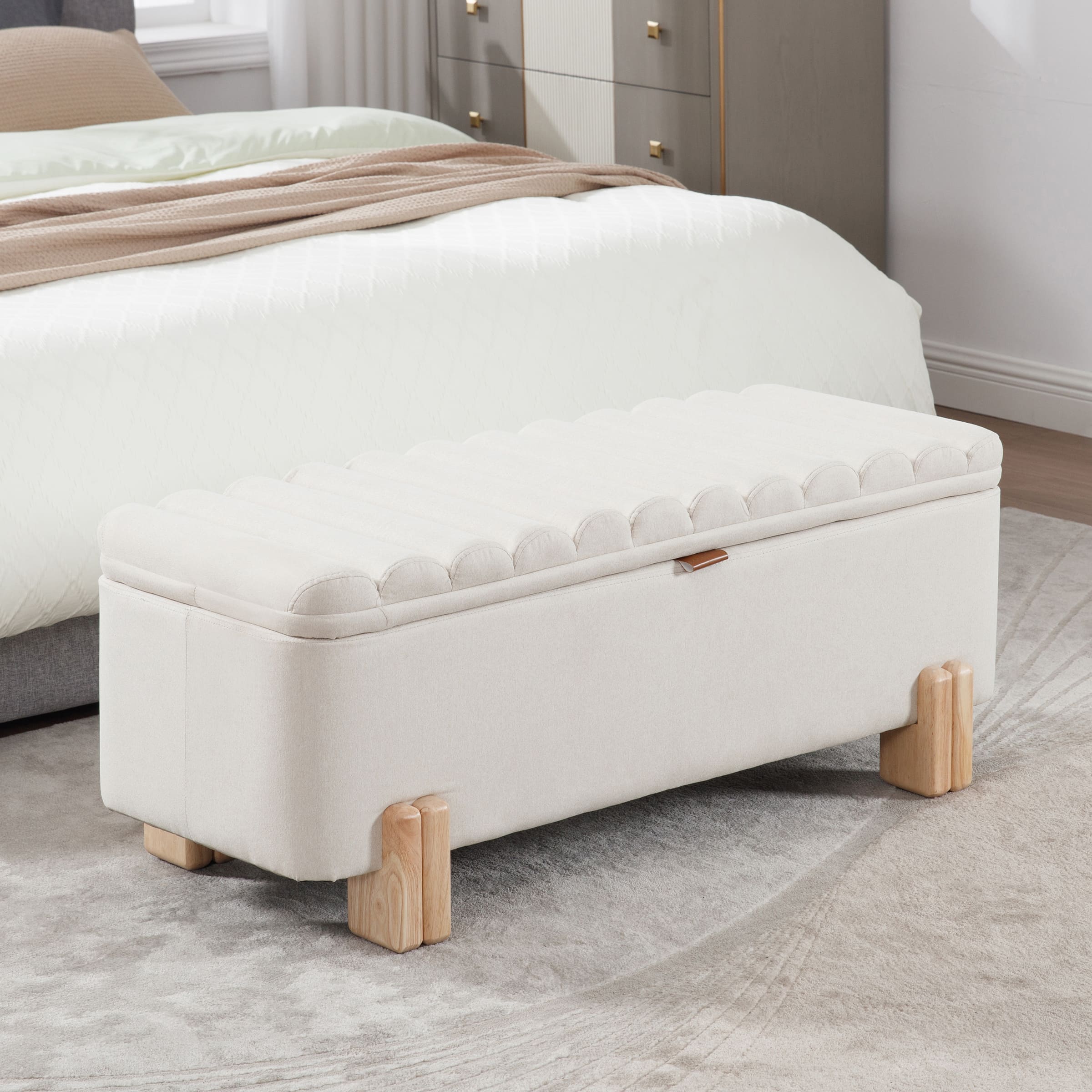 45" Rectangle Storage Bench Entryway Bench - 2632BH - Image 12