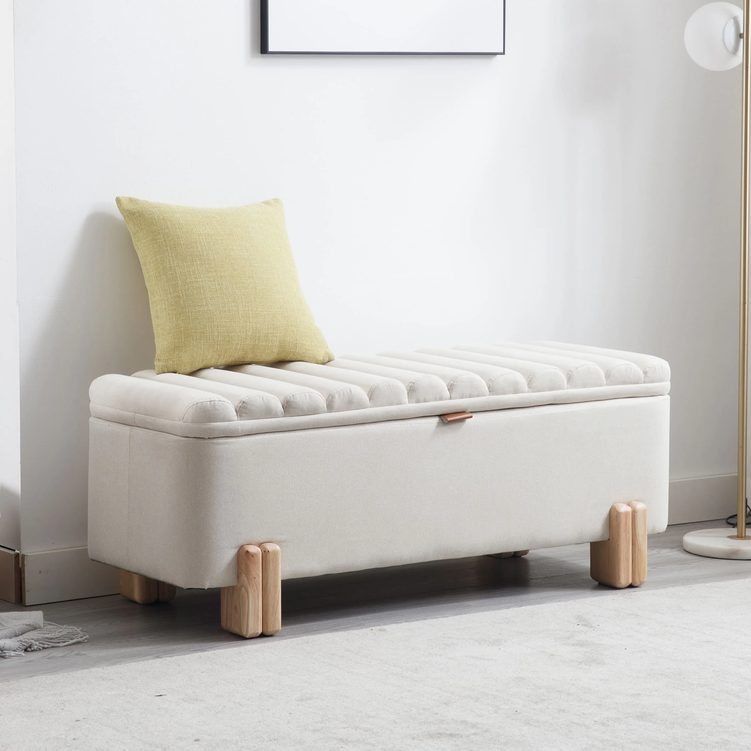 45" Rectangle Storage Bench Entryway Bench - 2632BH - Image 13