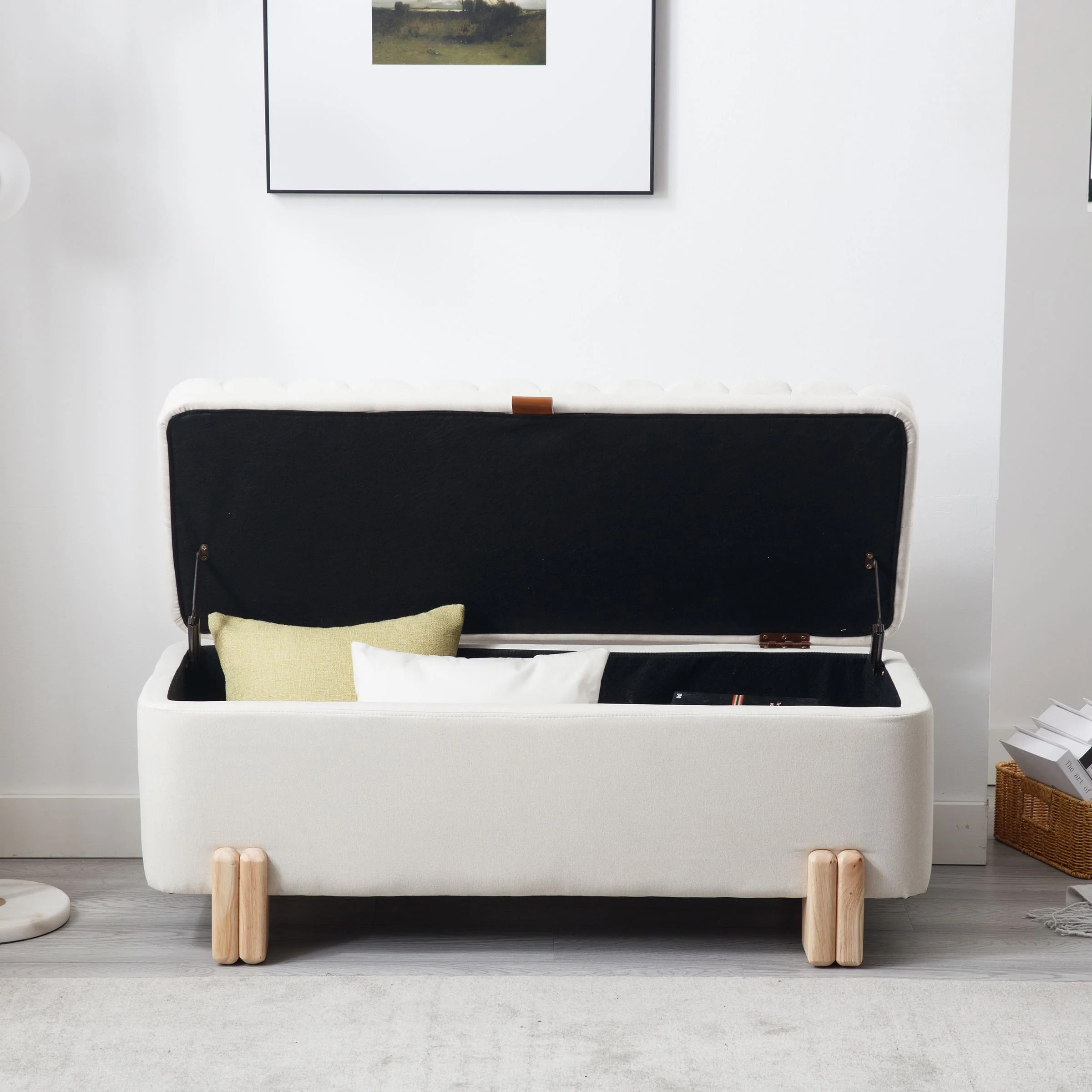 45" Rectangle Storage Bench Entryway Bench - 2632BH - Image 14