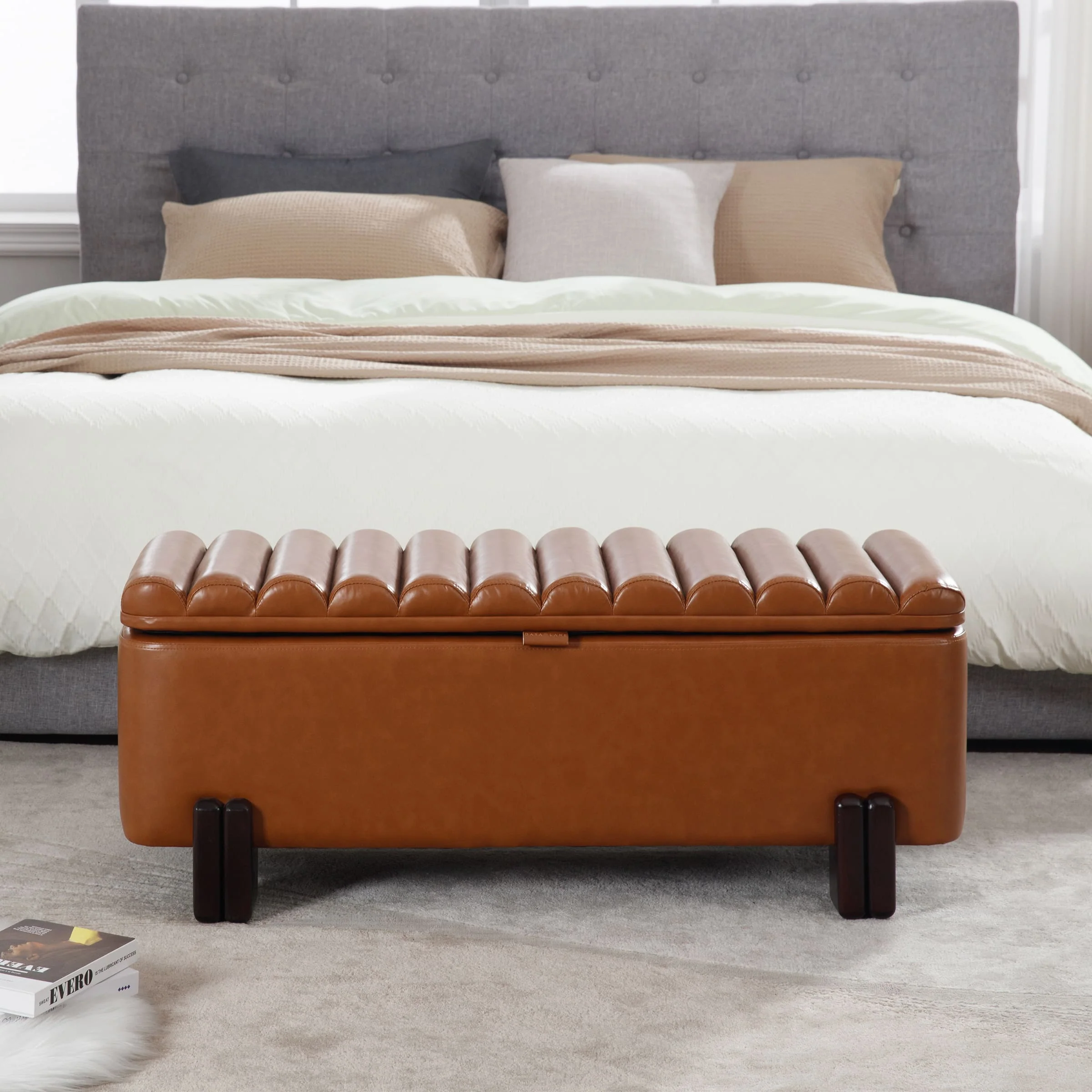 45" Rectangle Storage Bench Entryway Bench - 2632BH - Image 29