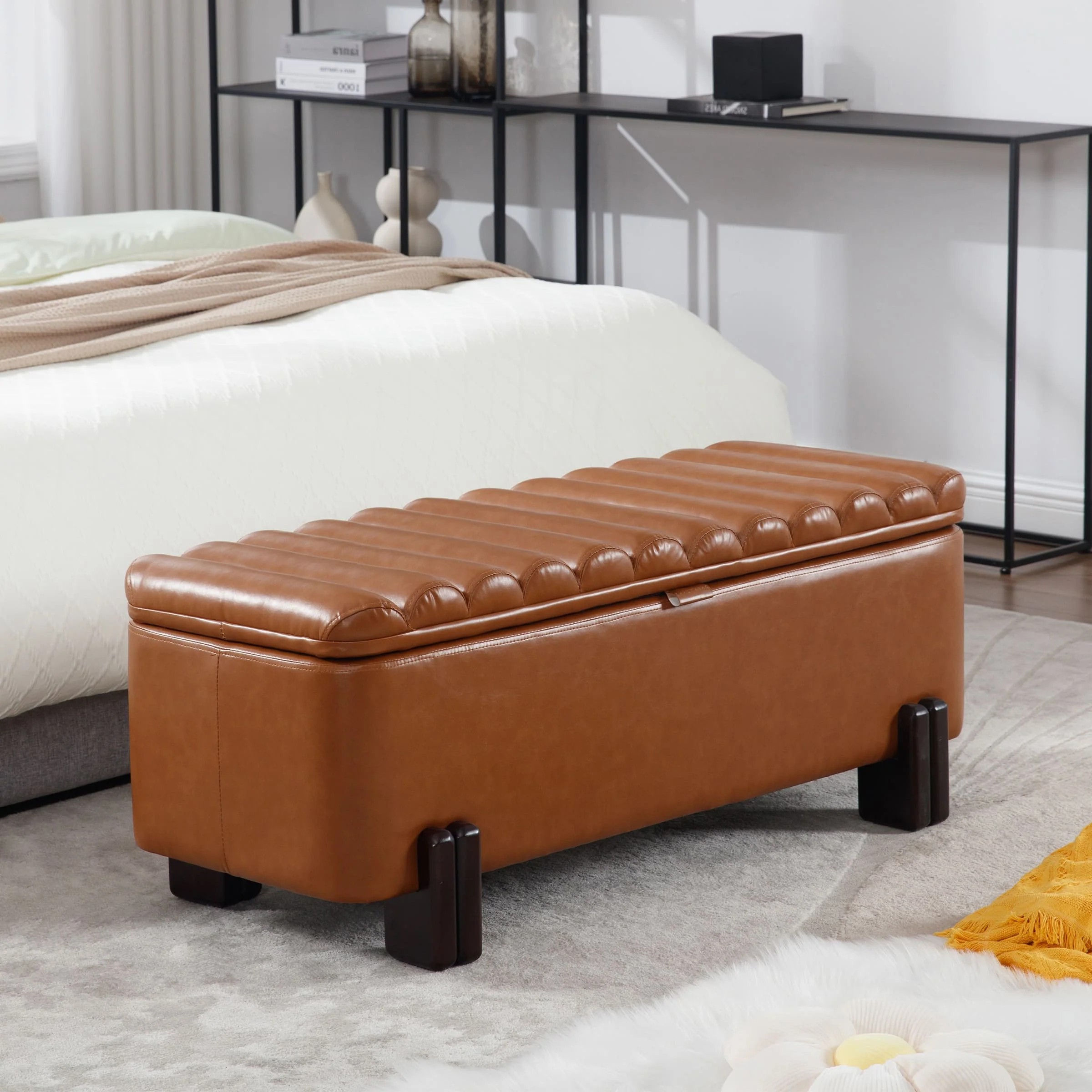 45" Rectangle Storage Bench Entryway Bench - 2632BH - Image 30