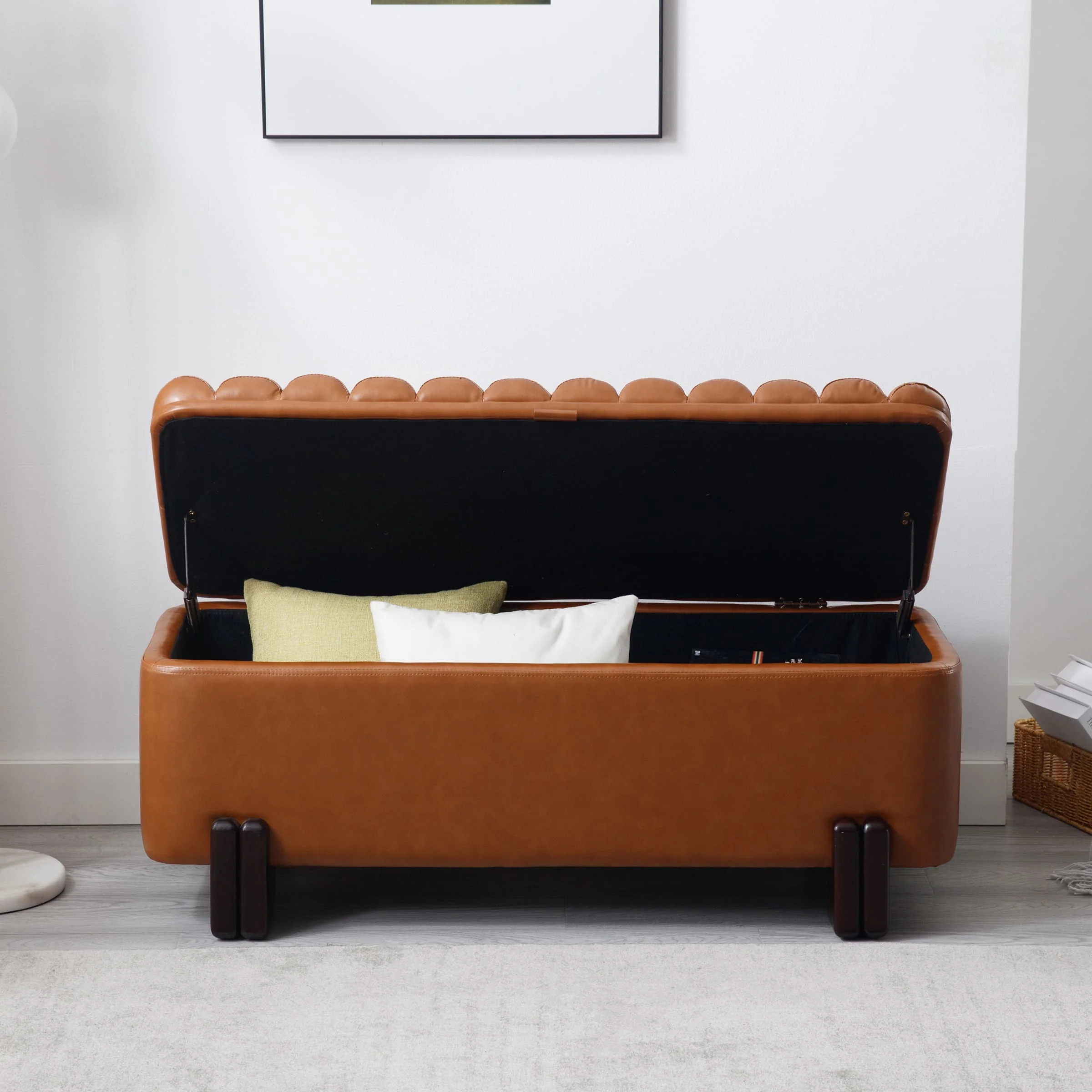45" Rectangle Storage Bench Entryway Bench - 2632BH - Image 32
