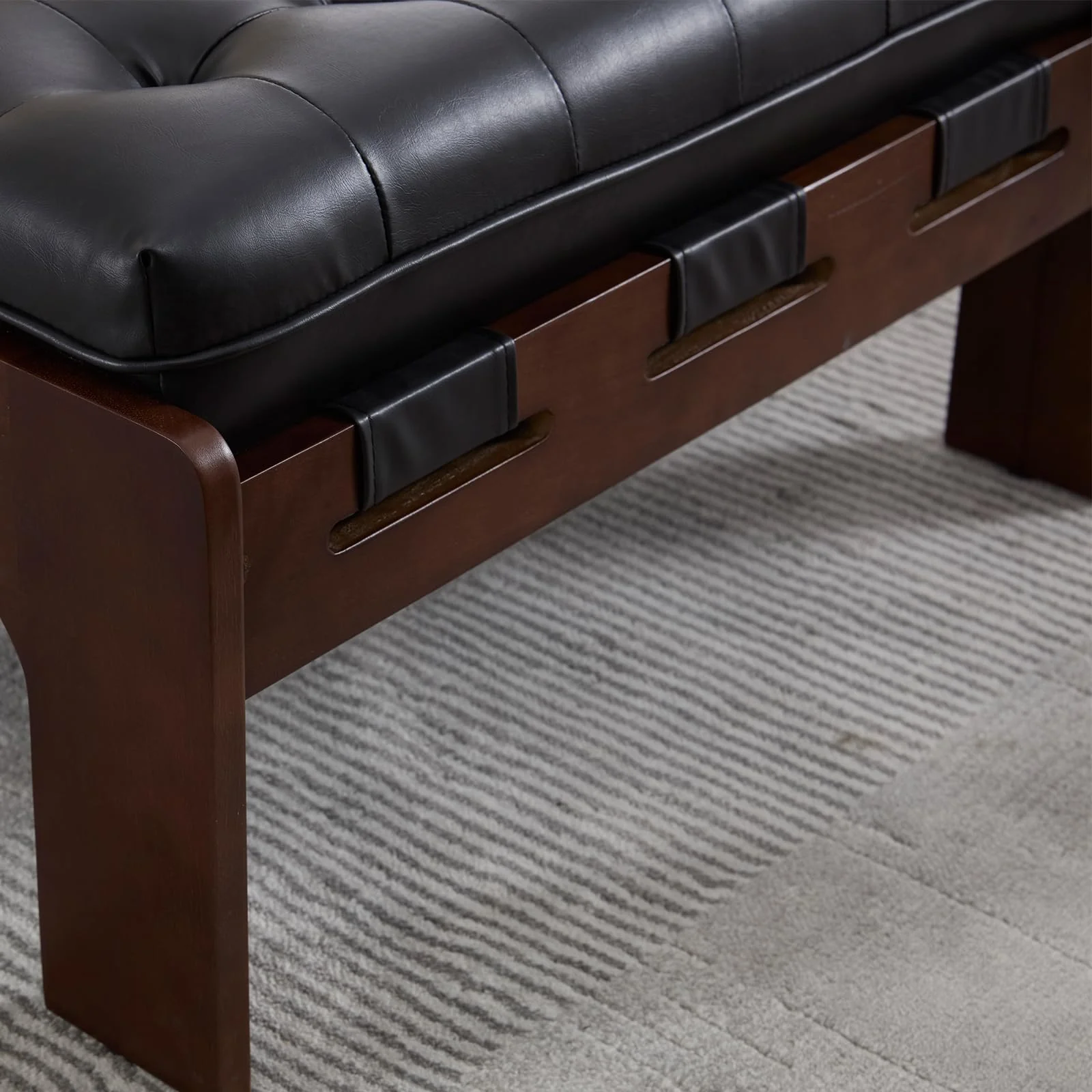 Leather Ottoman Coffee Table - 63051 & 6305CT - Image 10