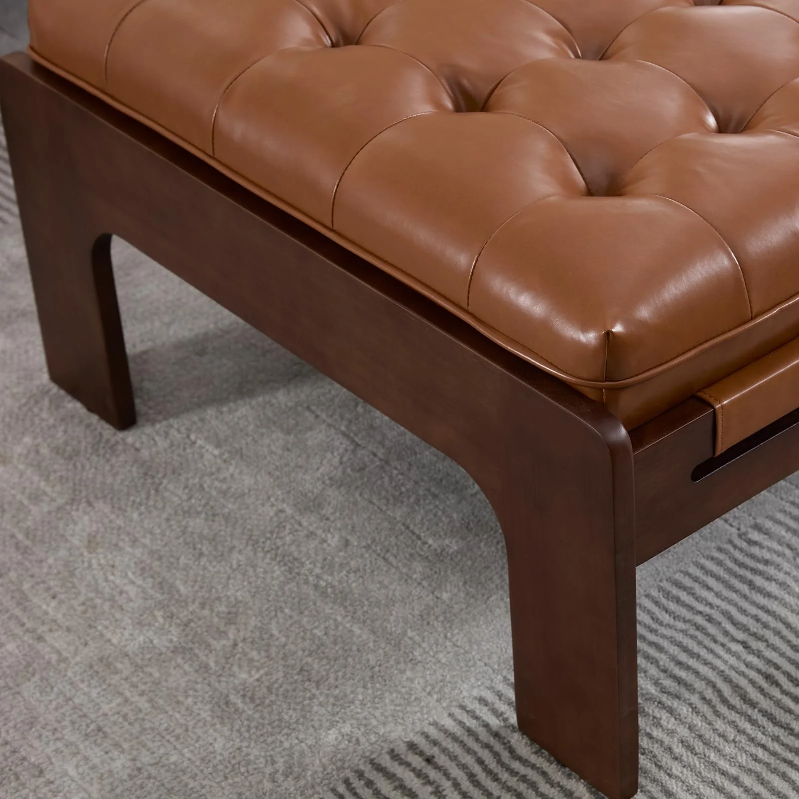 Leather Ottoman Coffee Table - 63051 & 6305CT - Image 17